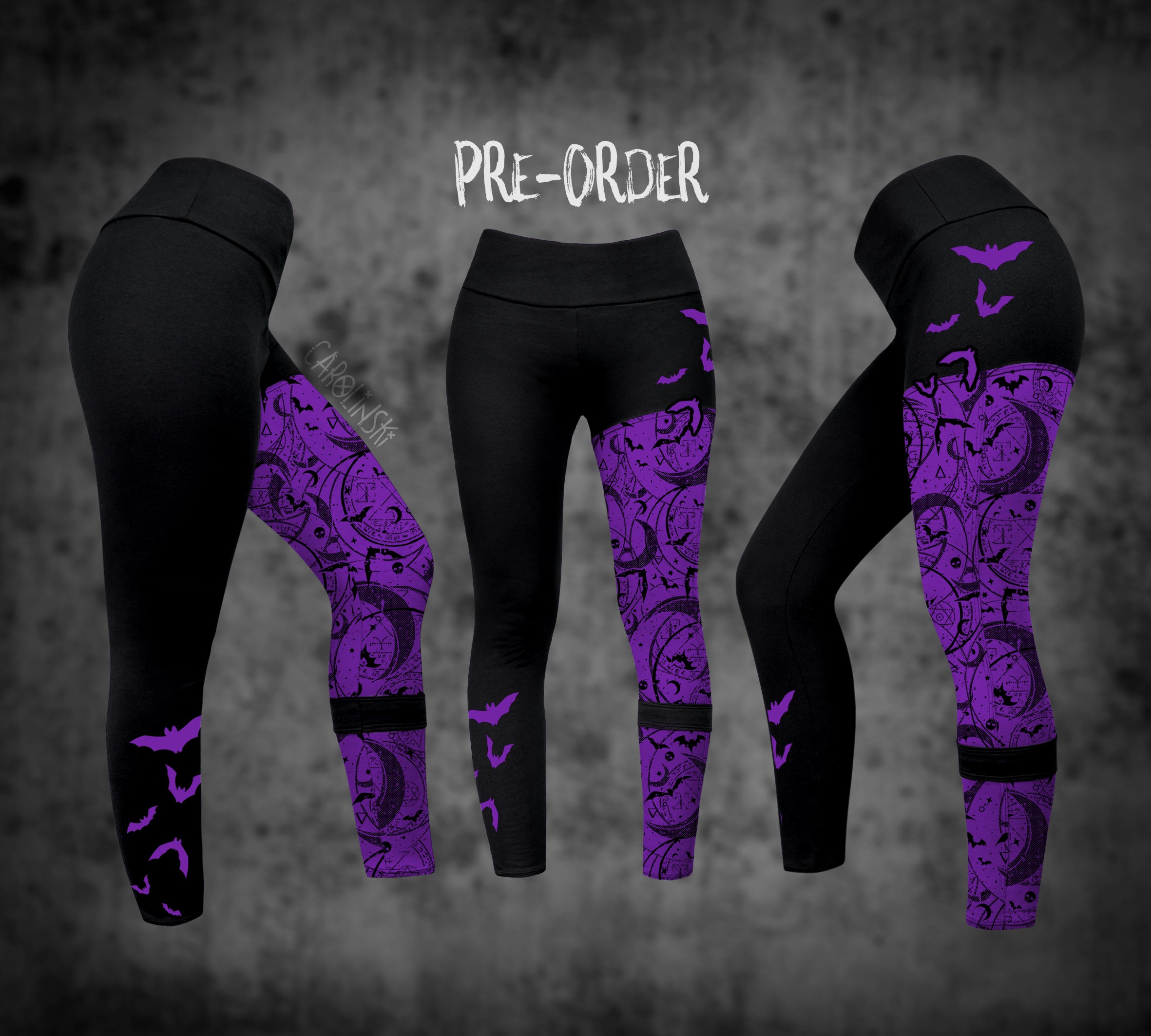 Split Leggings - Witchy
