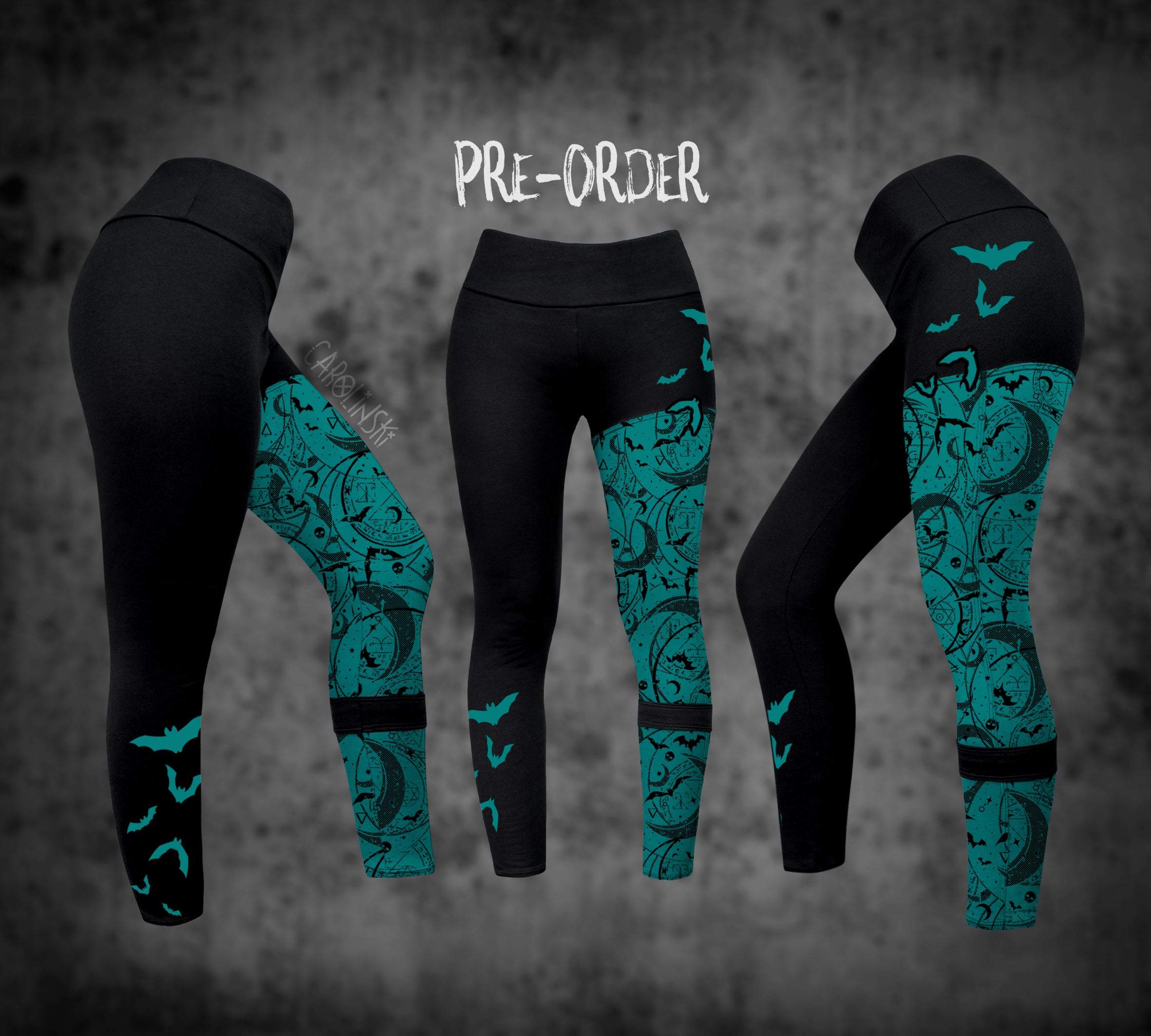 Split Leggings - Witchy