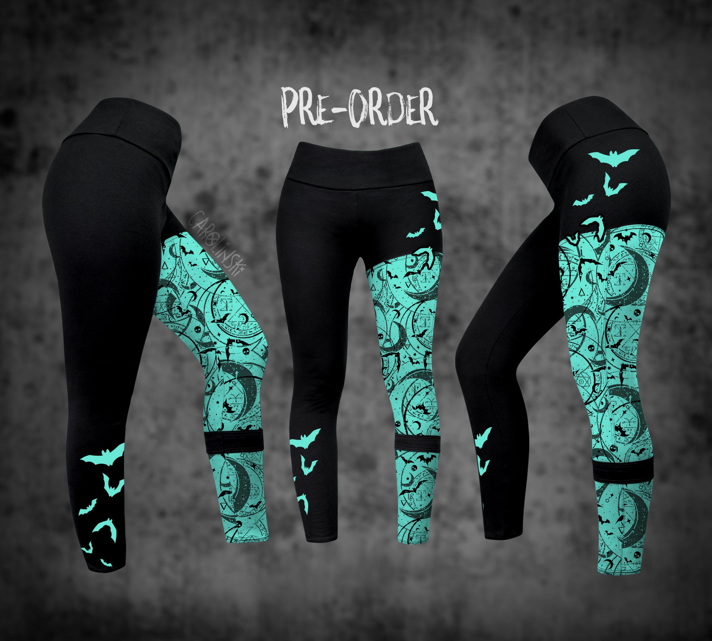 Split Leggings - Witchy