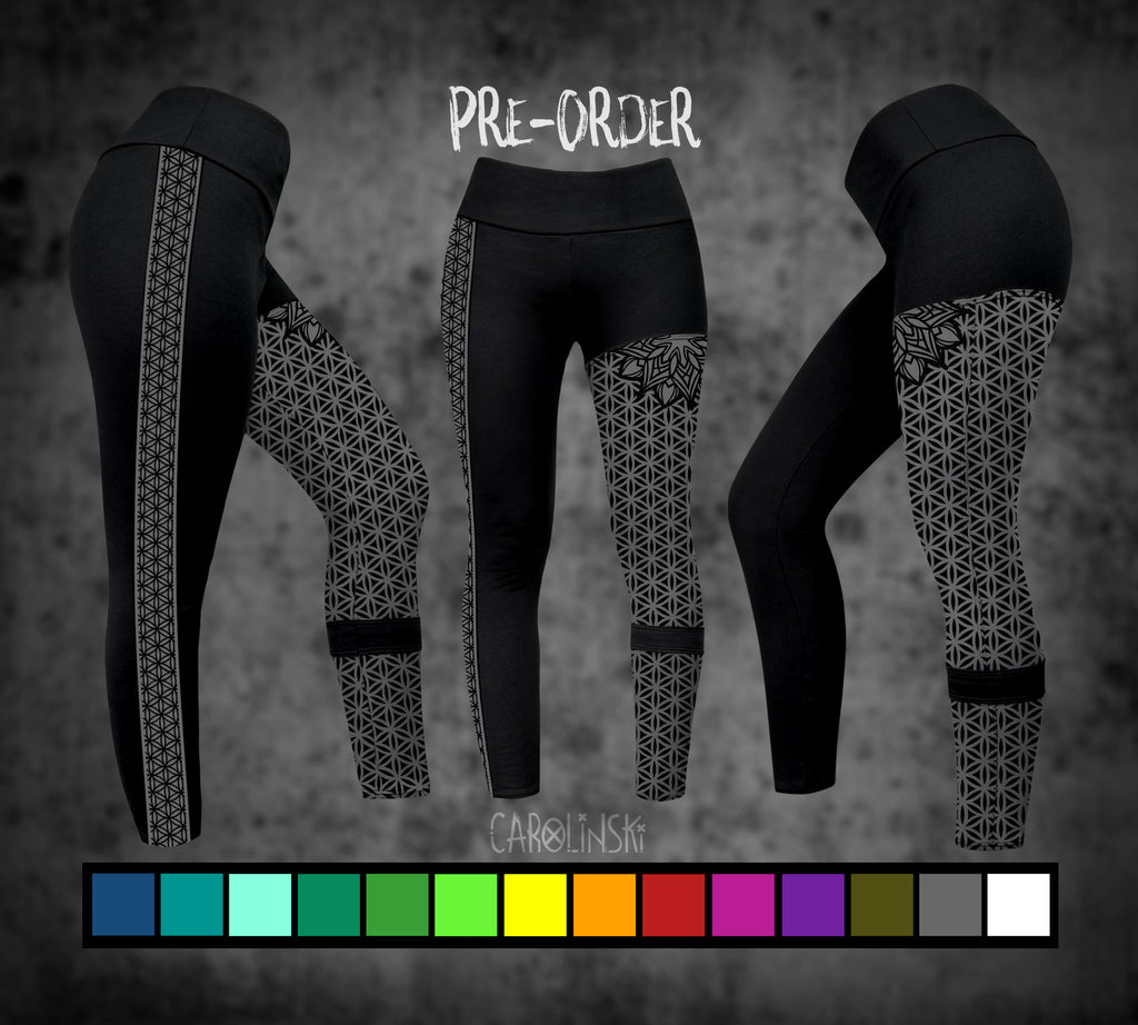 Split Leggings - Flower of Life