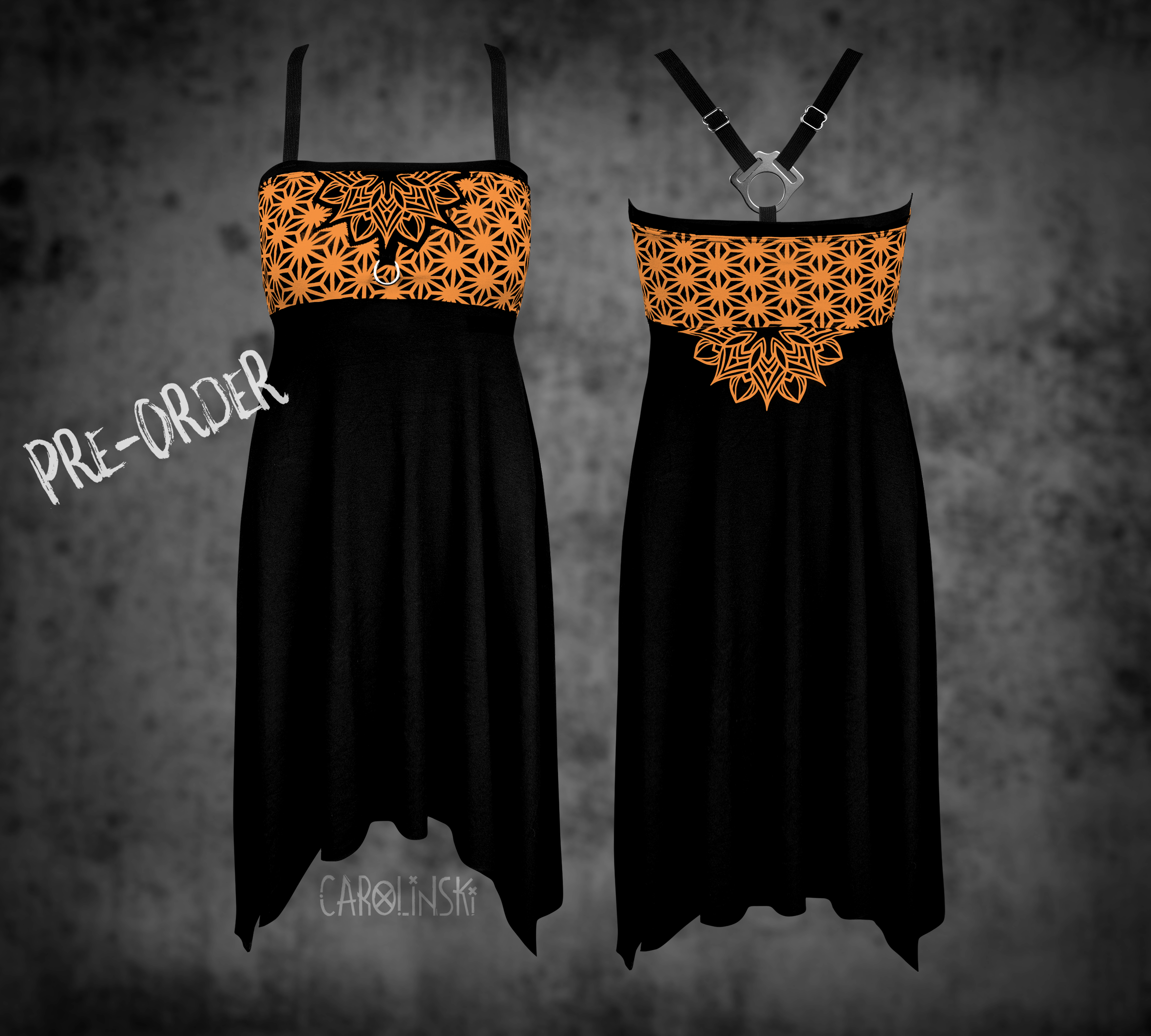 Crossback Dress - Asanoha