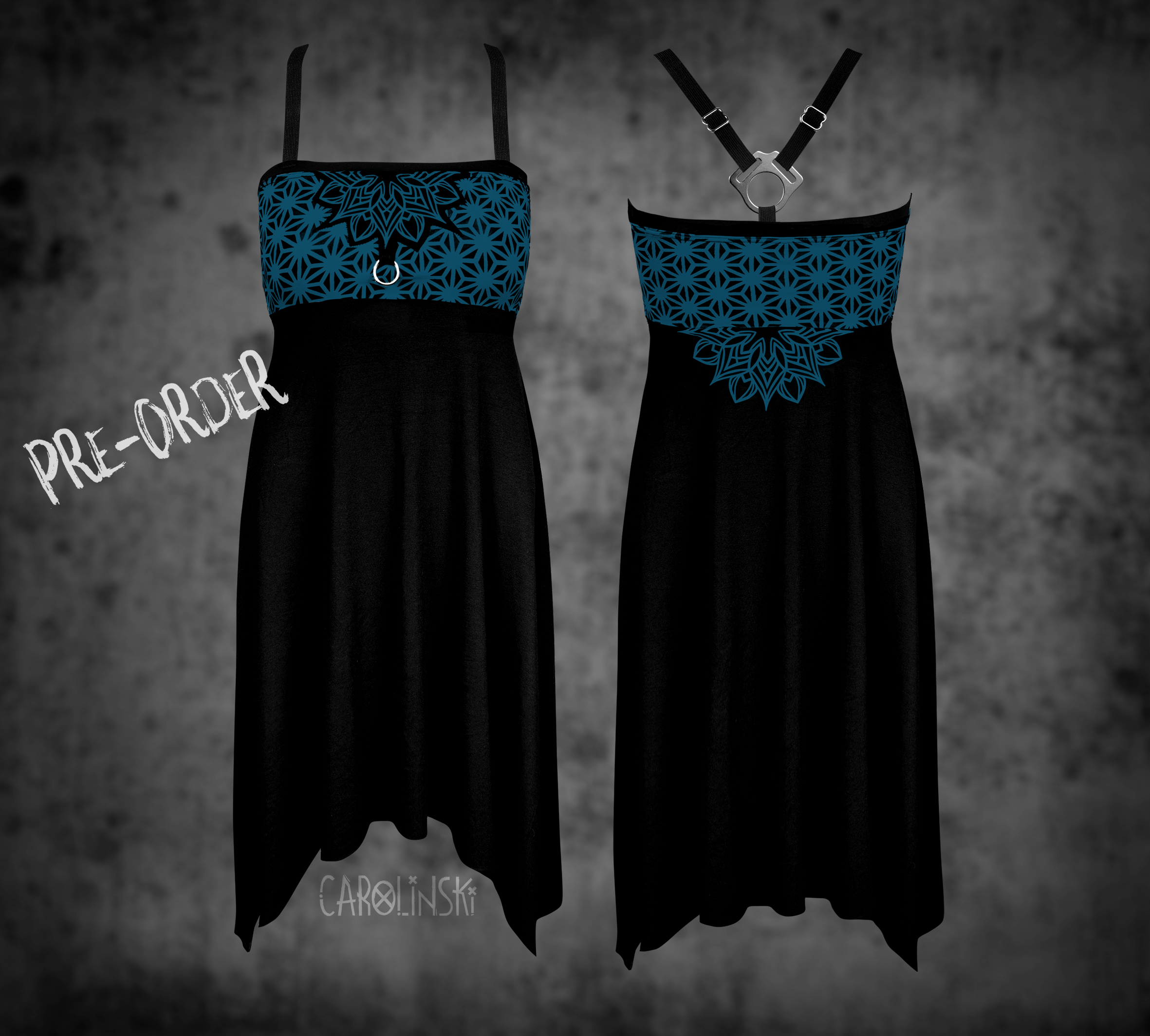 Crossback Dress - Asanoha
