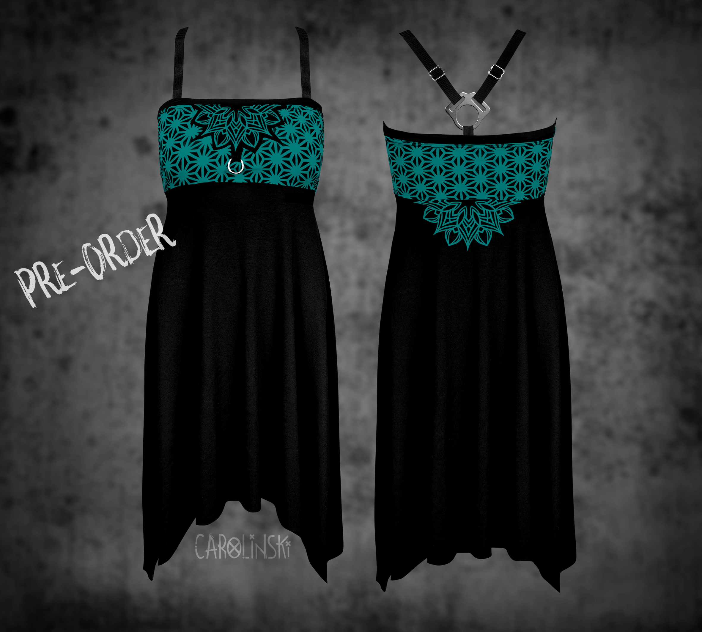 Crossback Dress - Asanoha