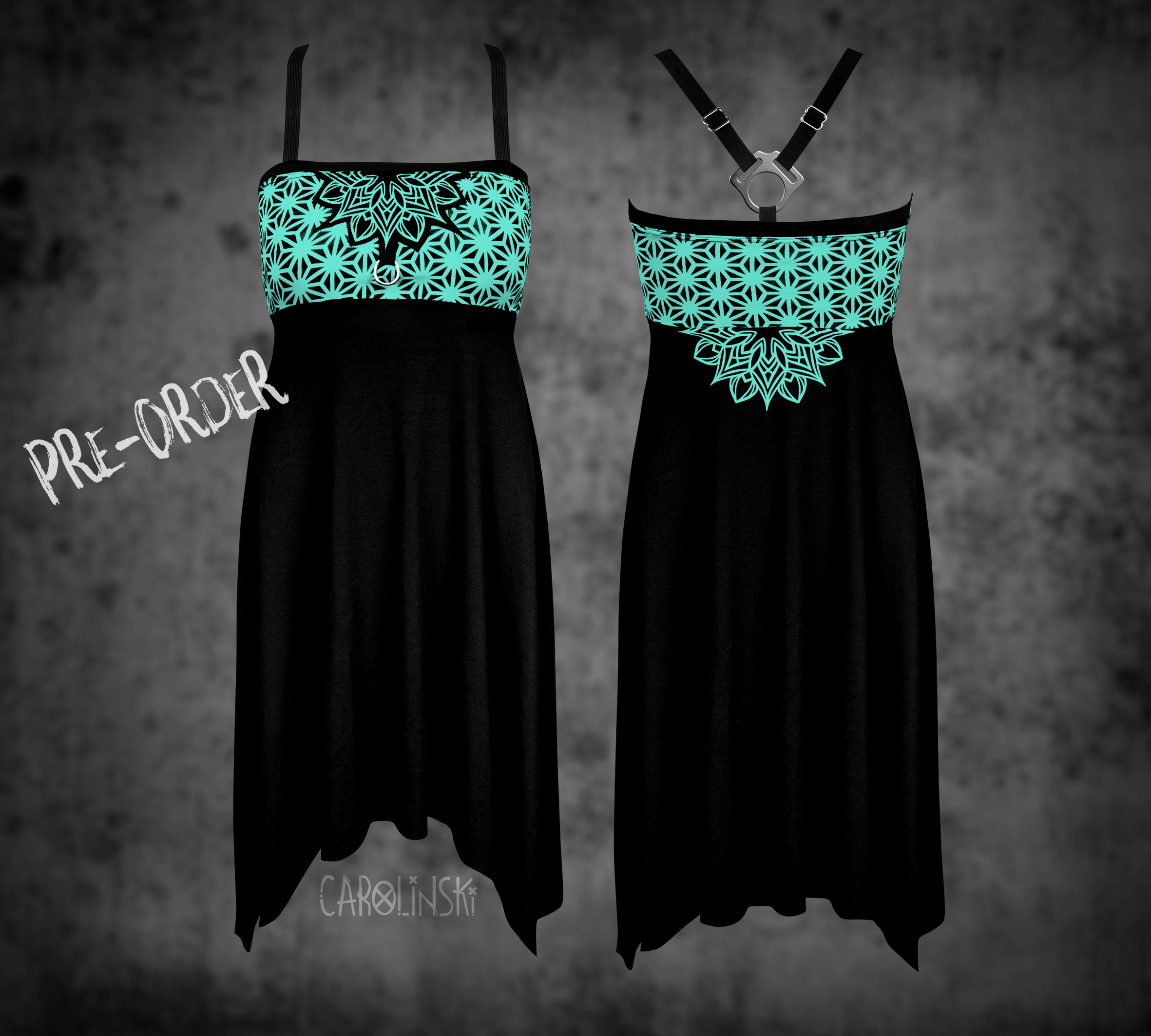Crossback Dress - Asanoha