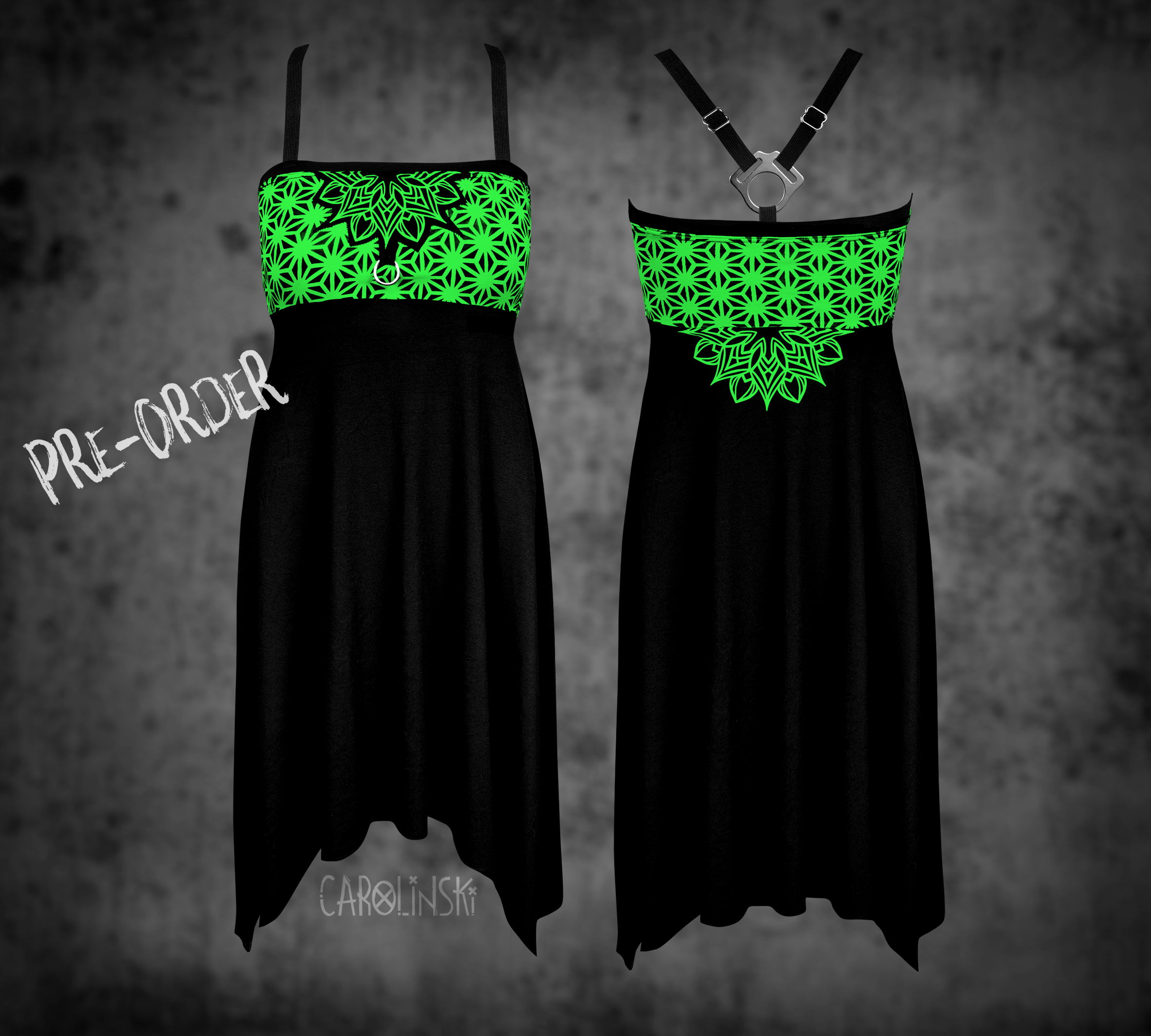 Crossback Dress - Asanoha