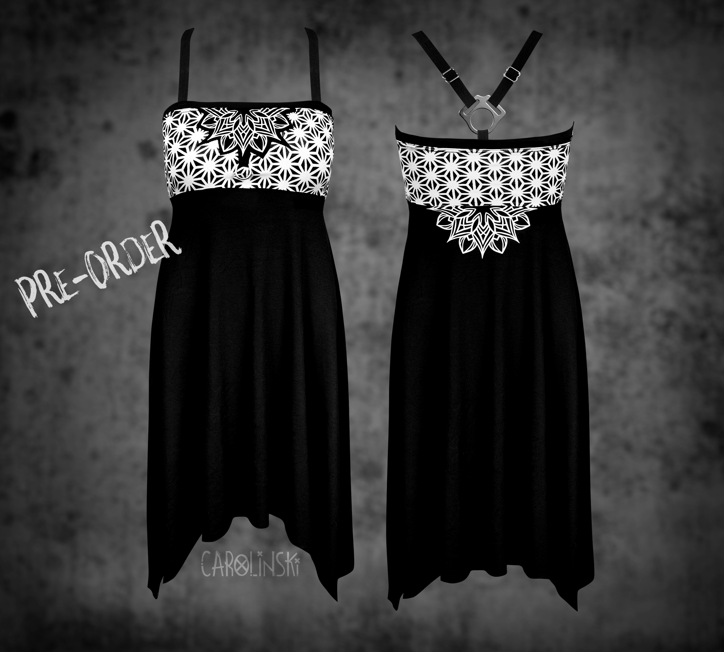 Crossback Dress - Asanoha