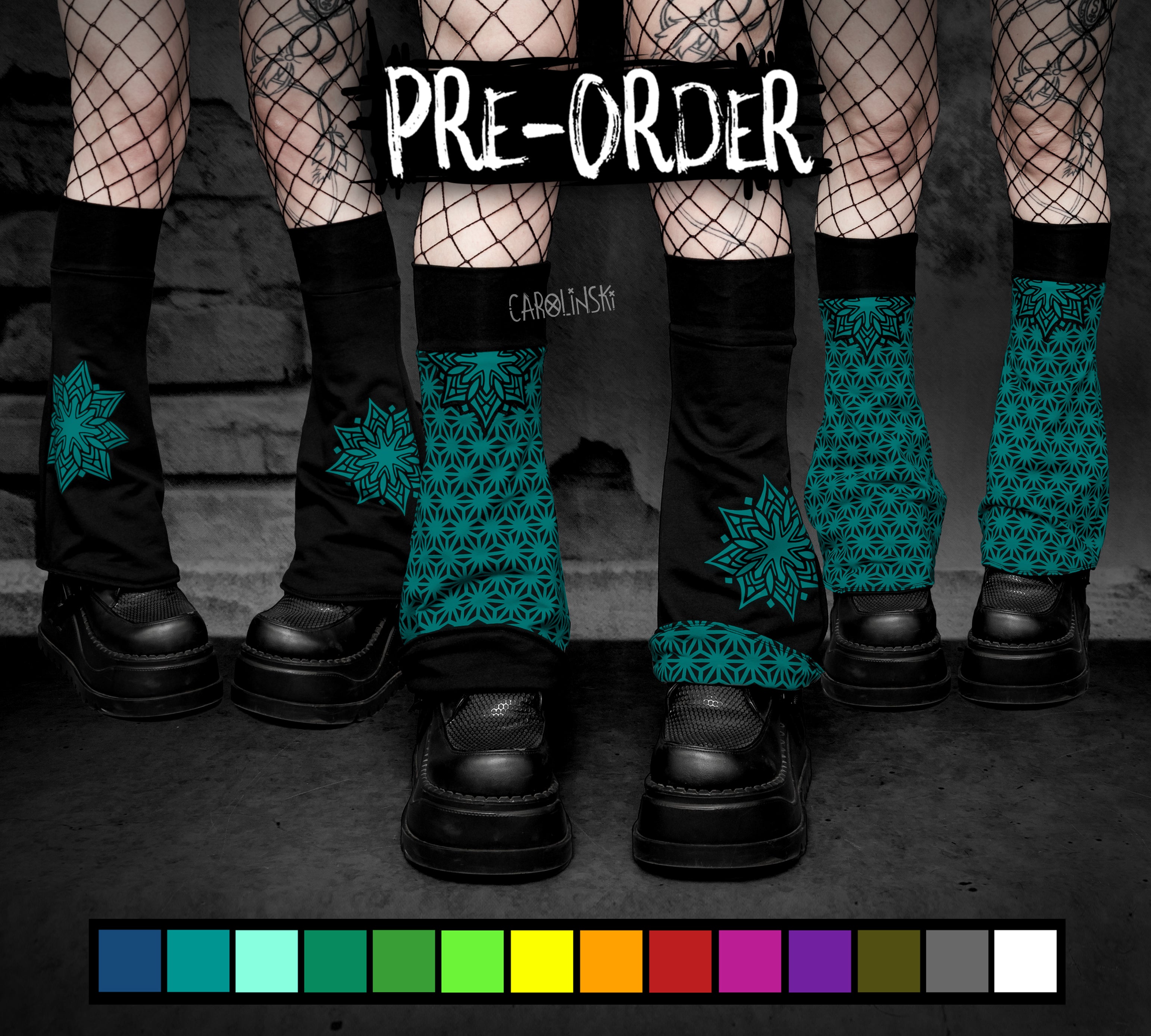Flipping Legwarmers - Asanoha