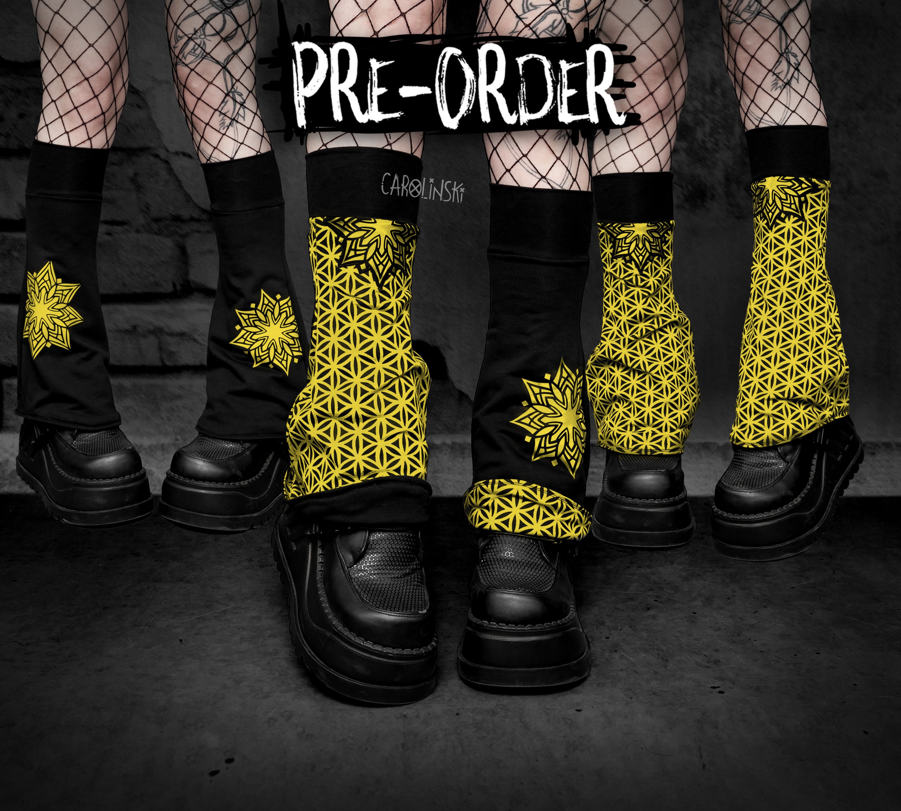 Flipping Legwarmers - Flower of Life