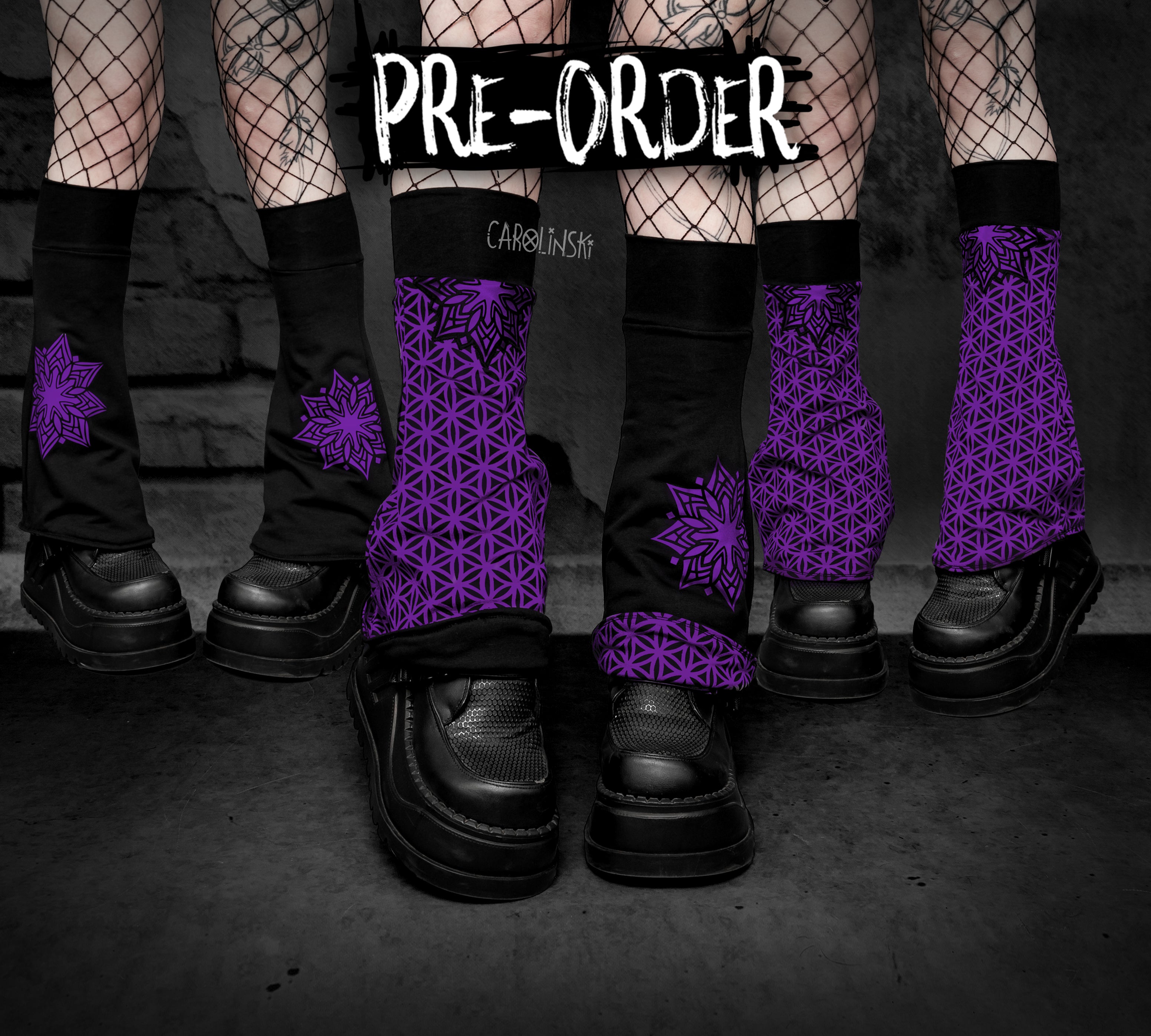 Flipping Legwarmers - Flower of Life