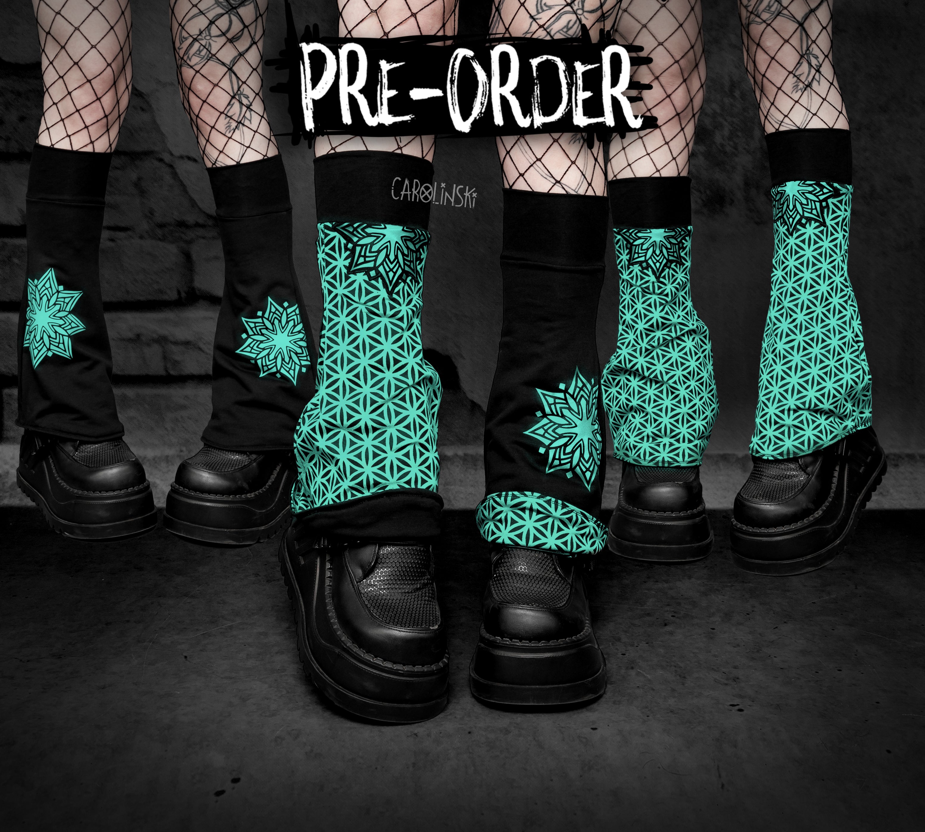 Flipping Legwarmers - Flower of Life