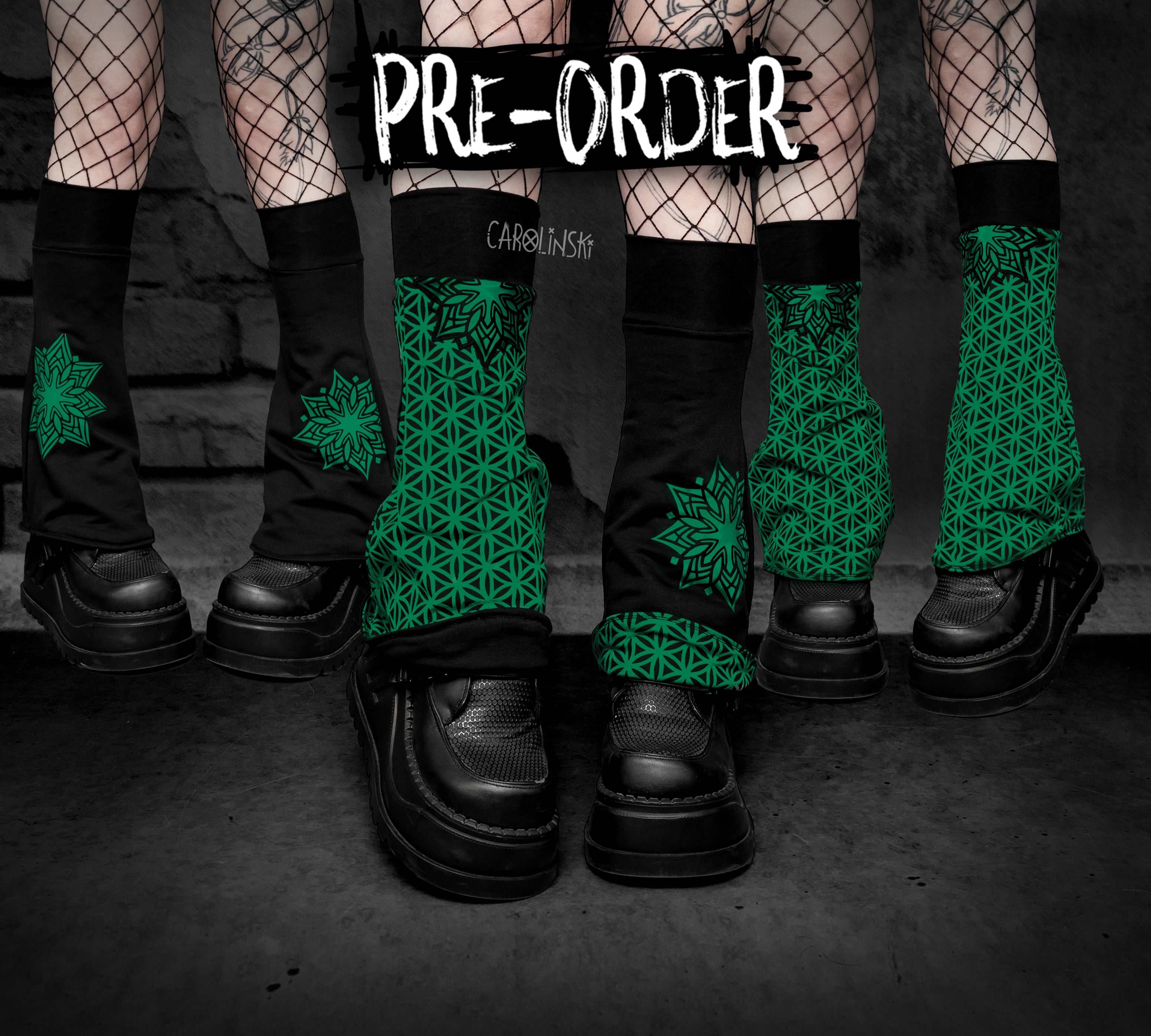 Flipping Legwarmers - Flower of Life