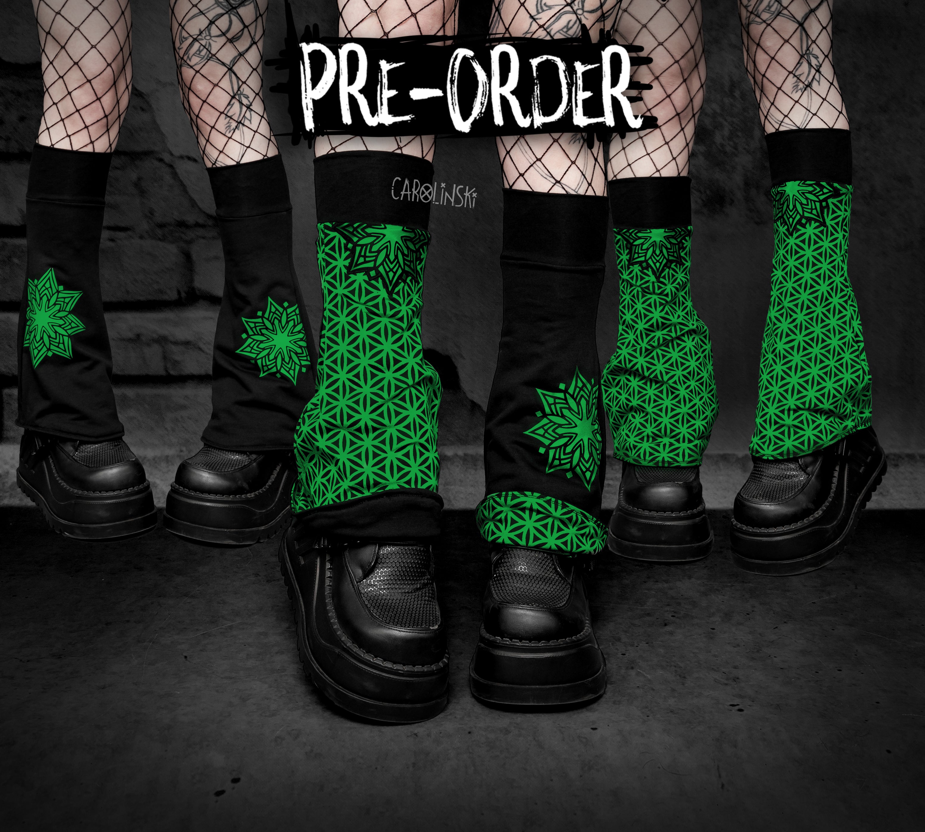 Flipping Legwarmers - Flower of Life