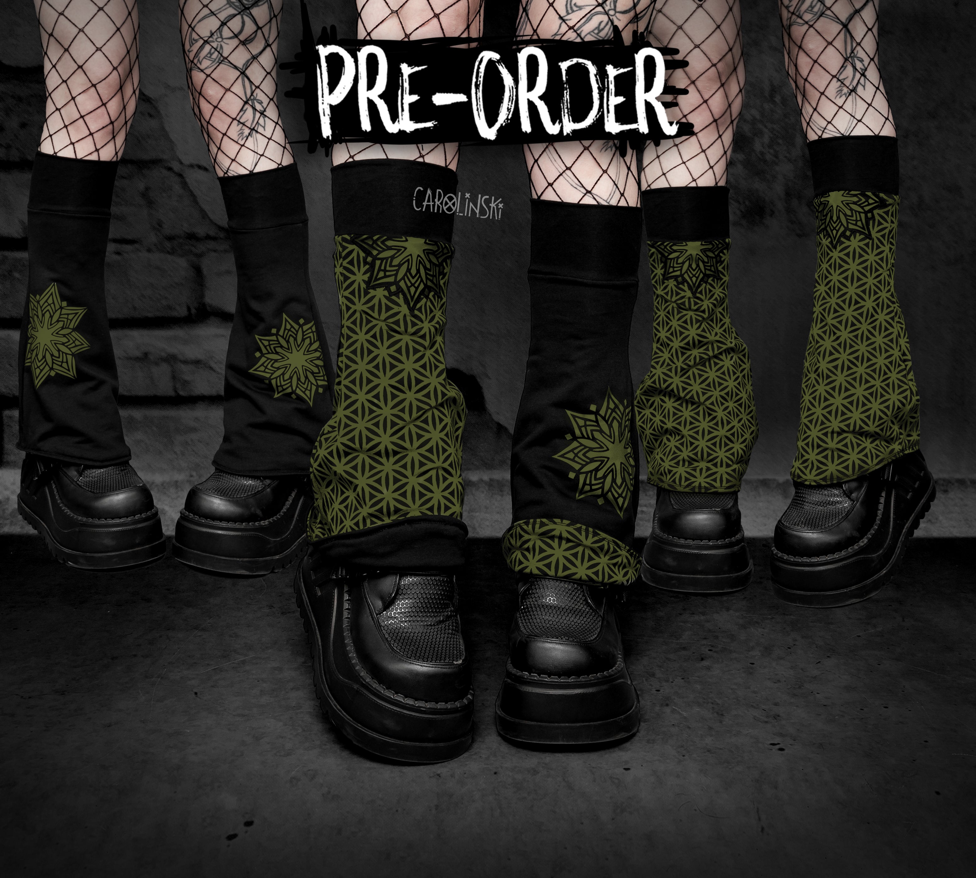 Flipping Legwarmers - Flower of Life