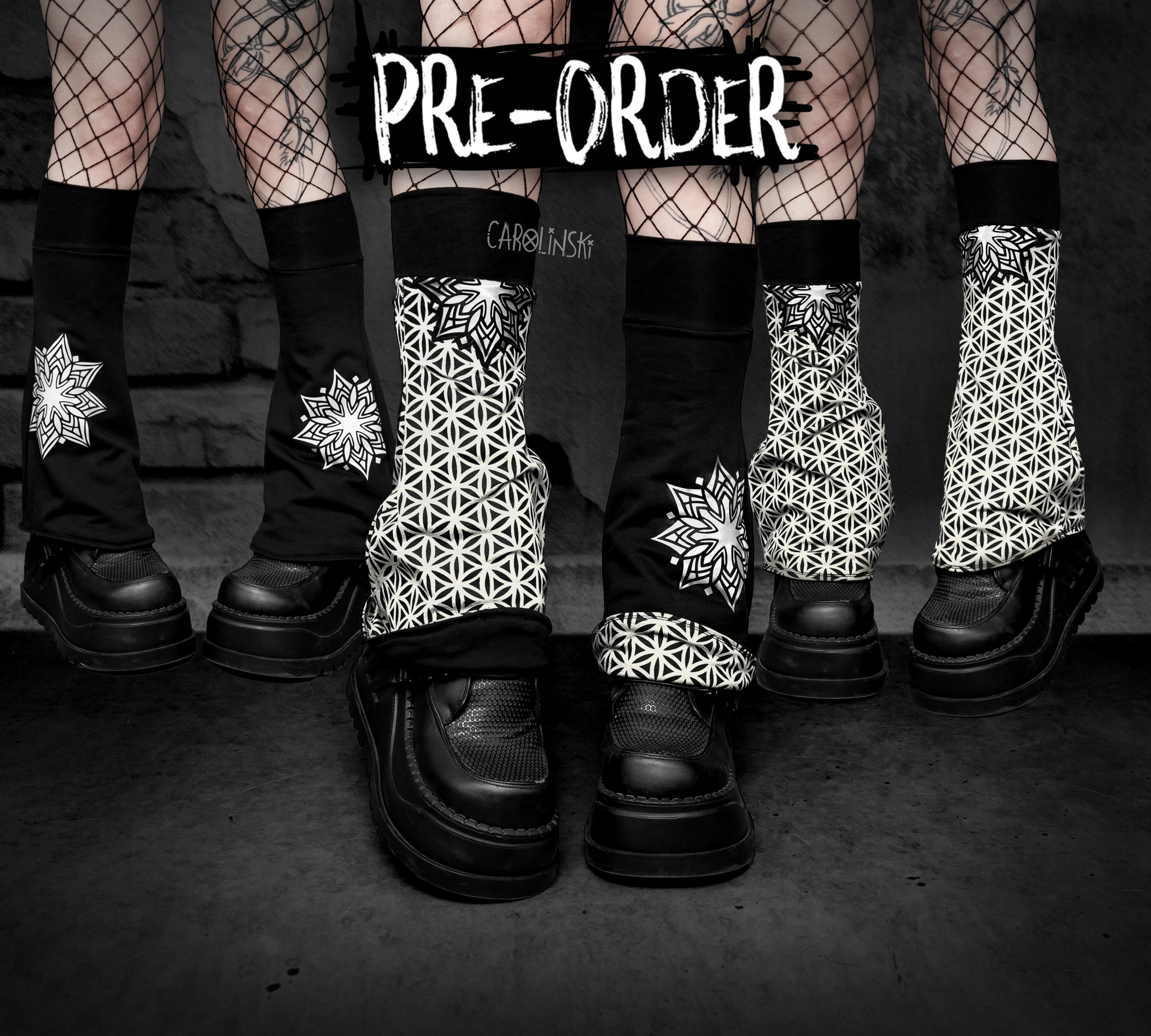 Flipping Legwarmers - Flower of Life