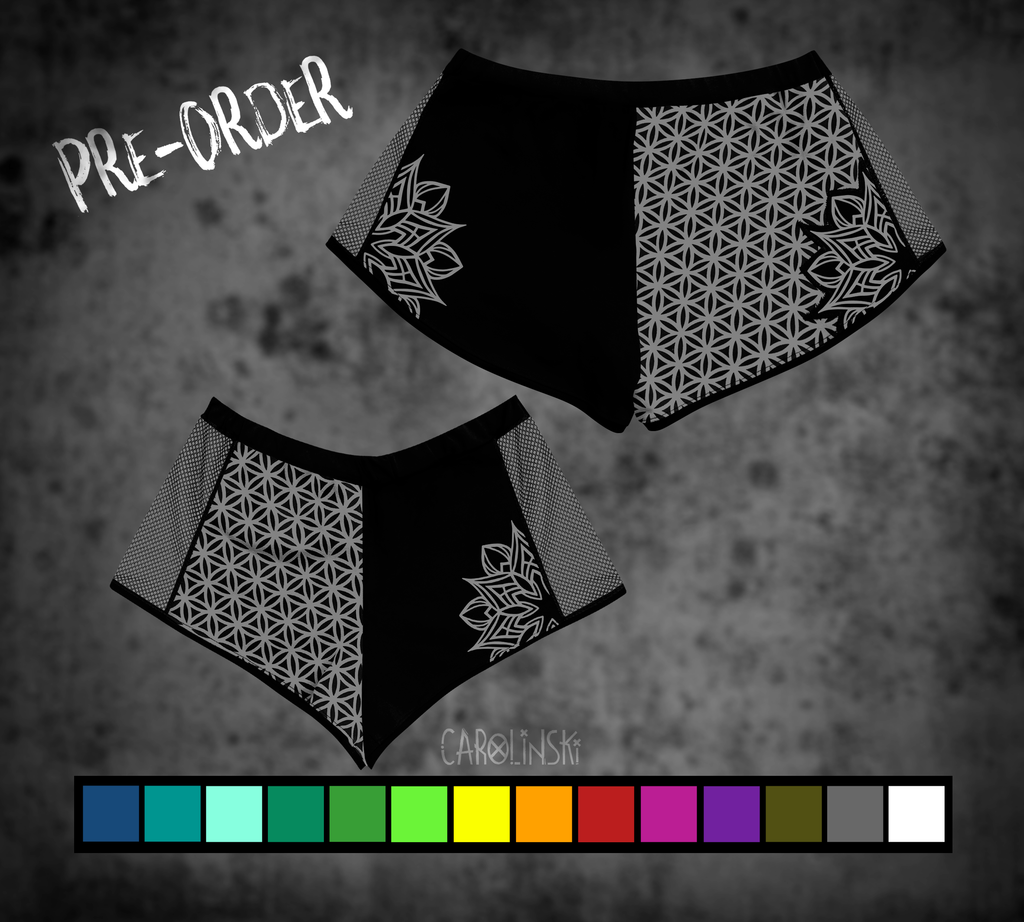 Split Shorts - Flower of Life