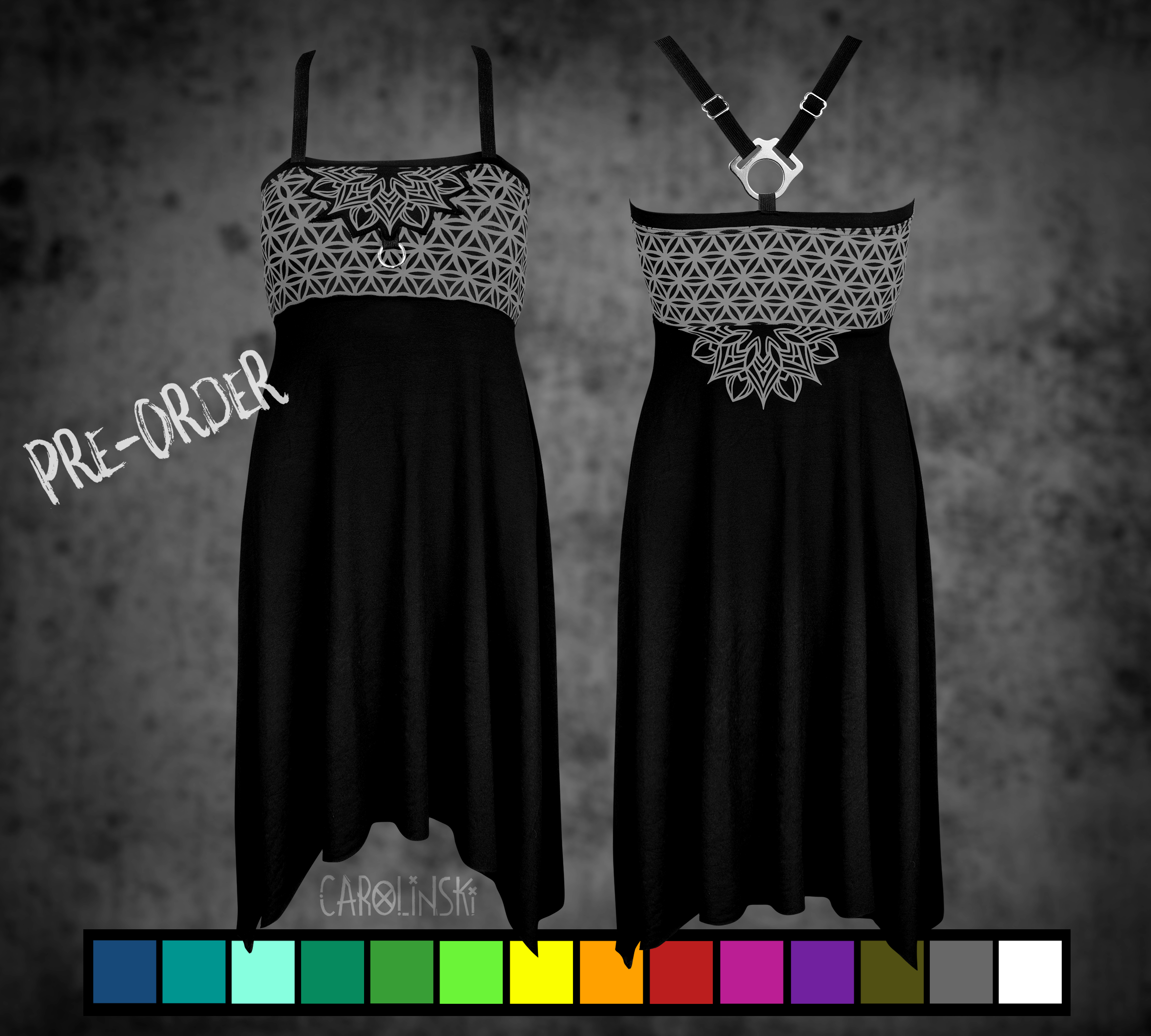 Crossback Dress - Flower of Life