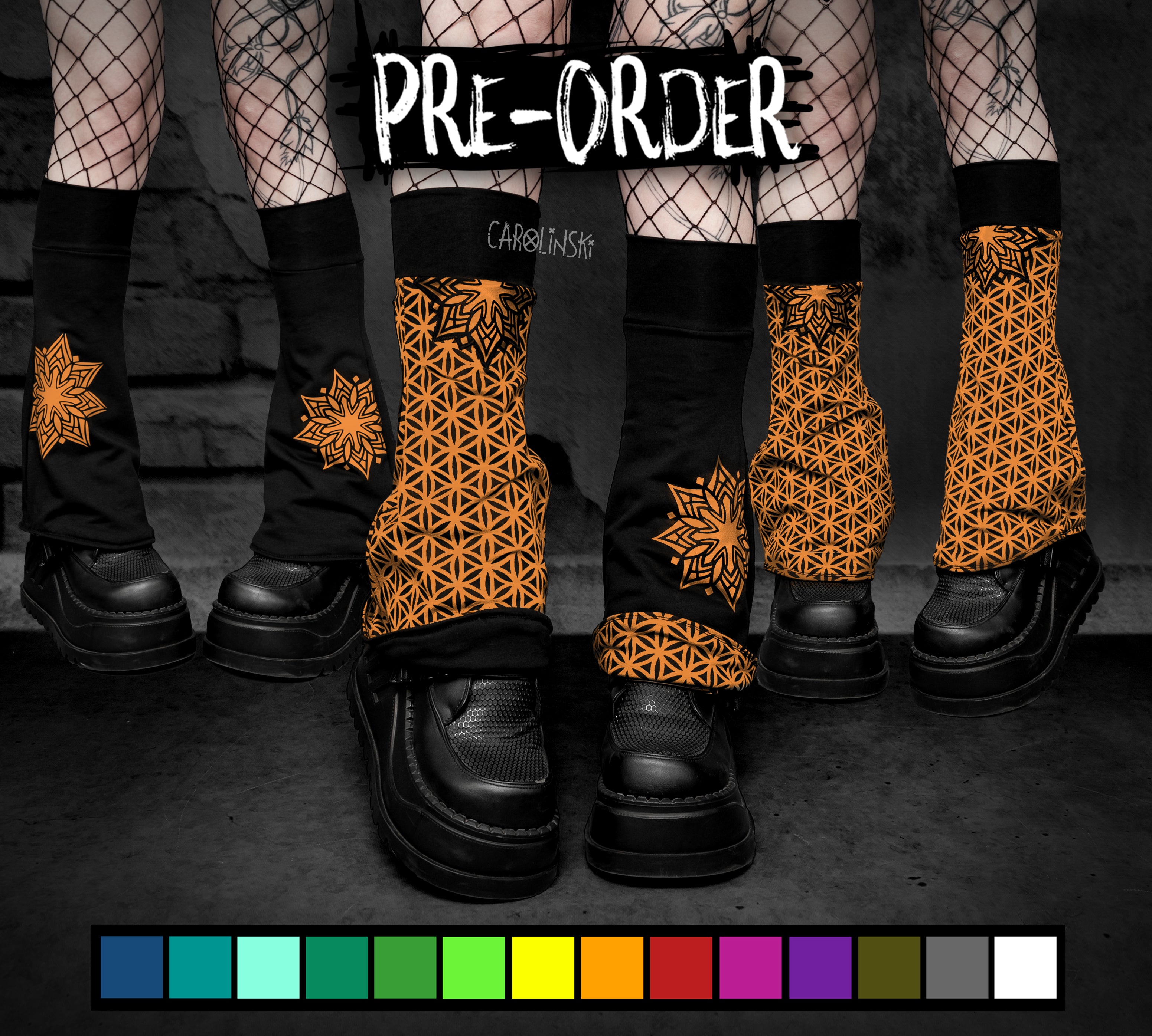 Flipping Legwarmers - Flower of Life