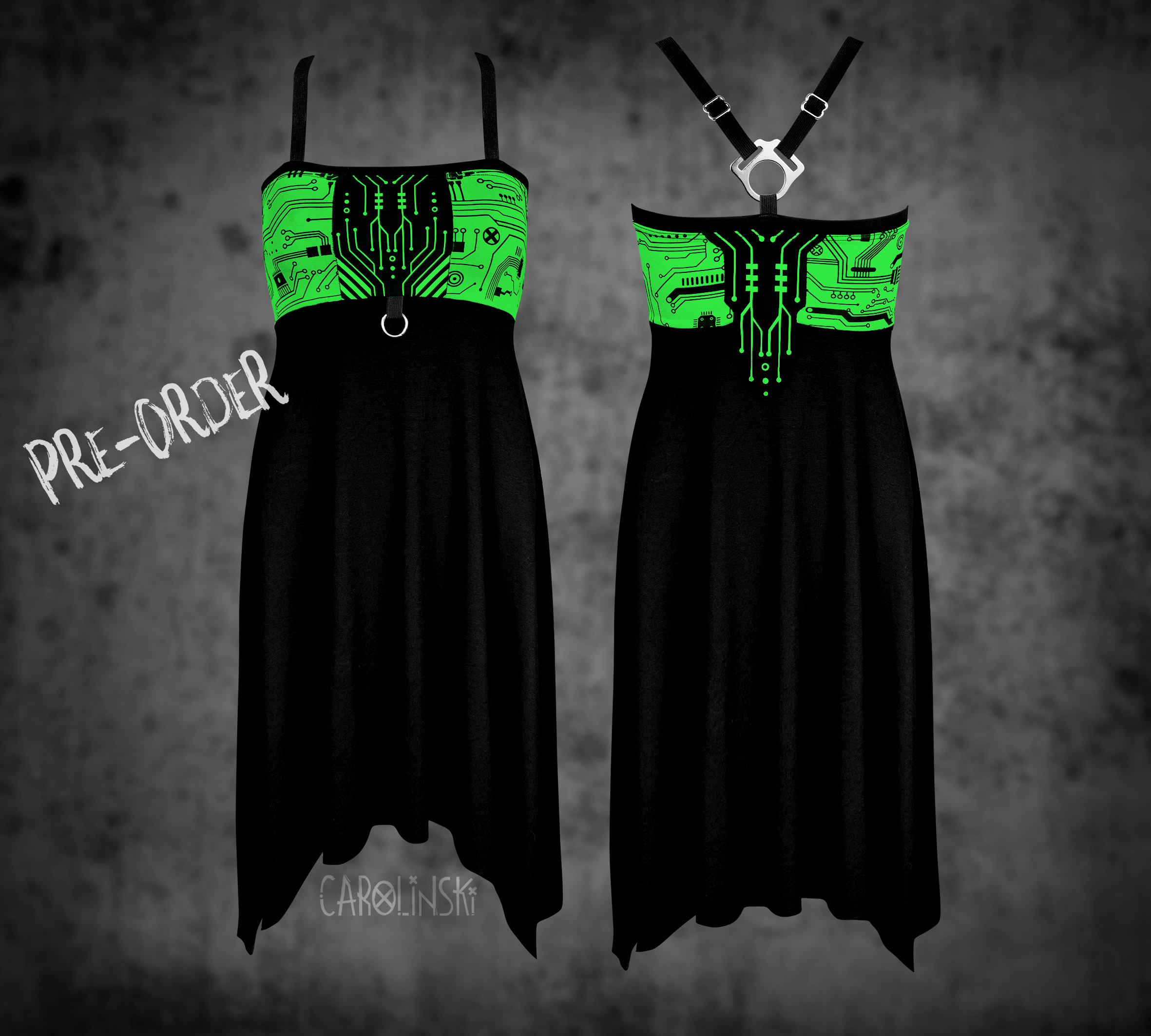 Crossback Dress - Circuitboard