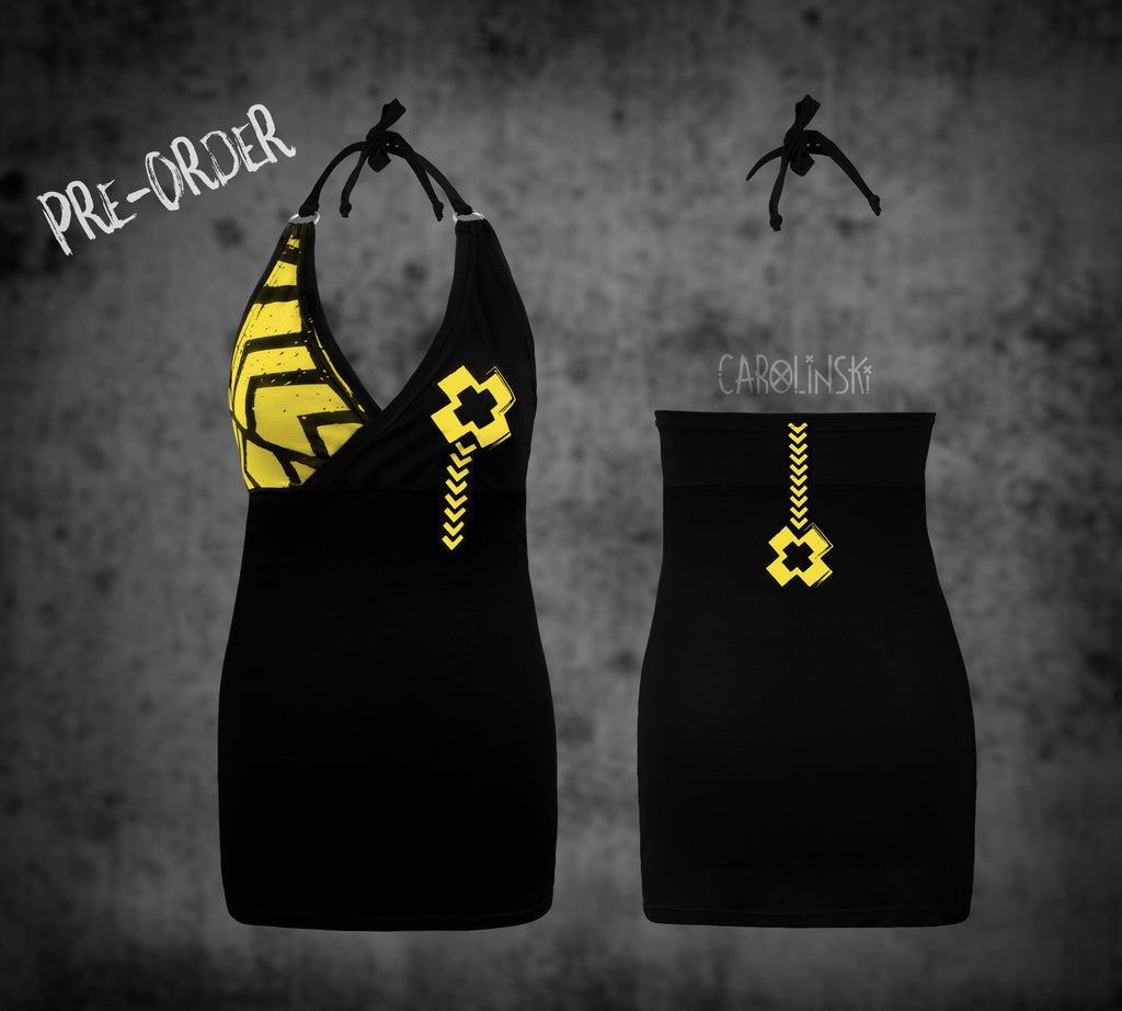 Neck holder top - grunge