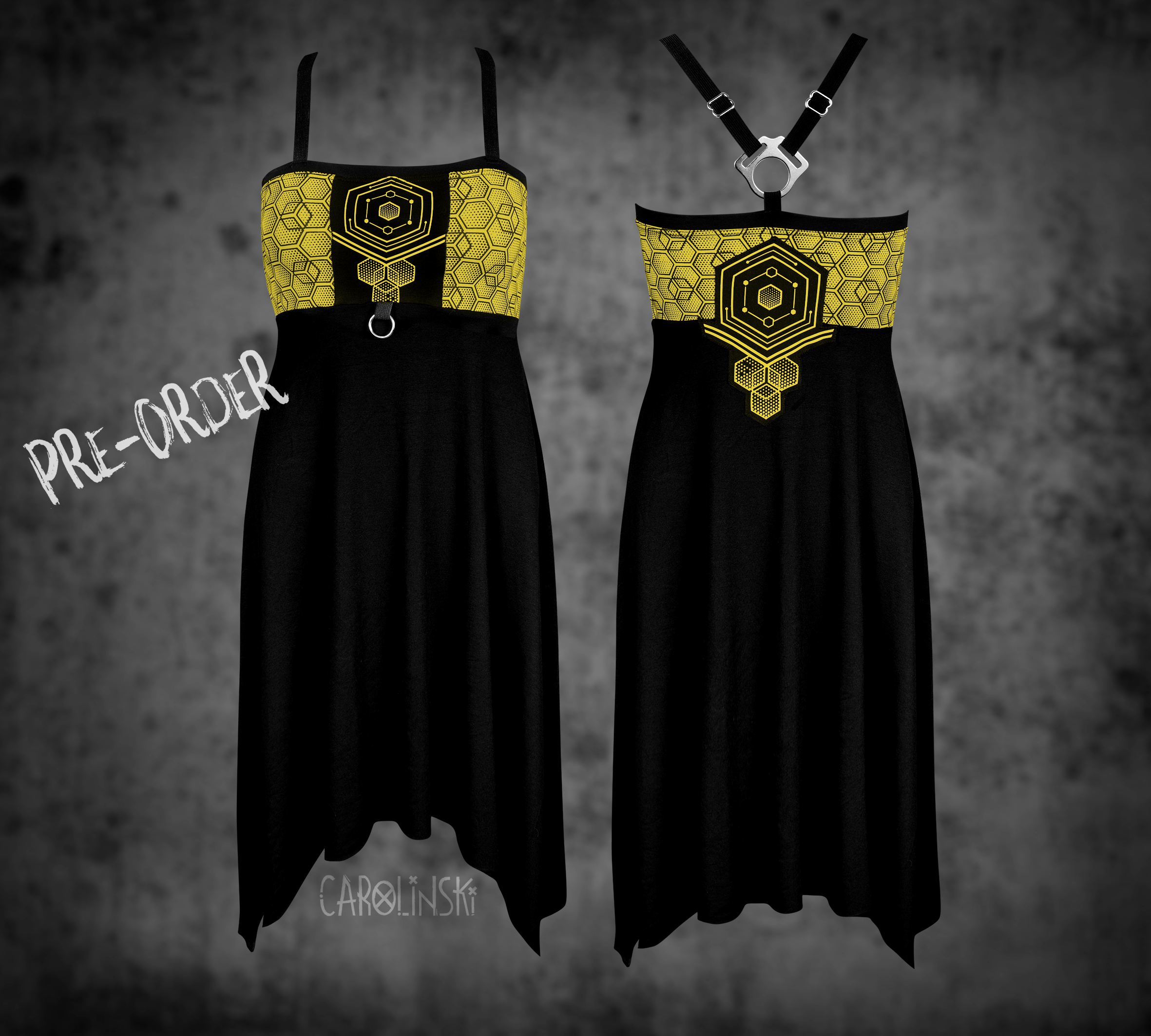 Crossback Dress - Hexagon