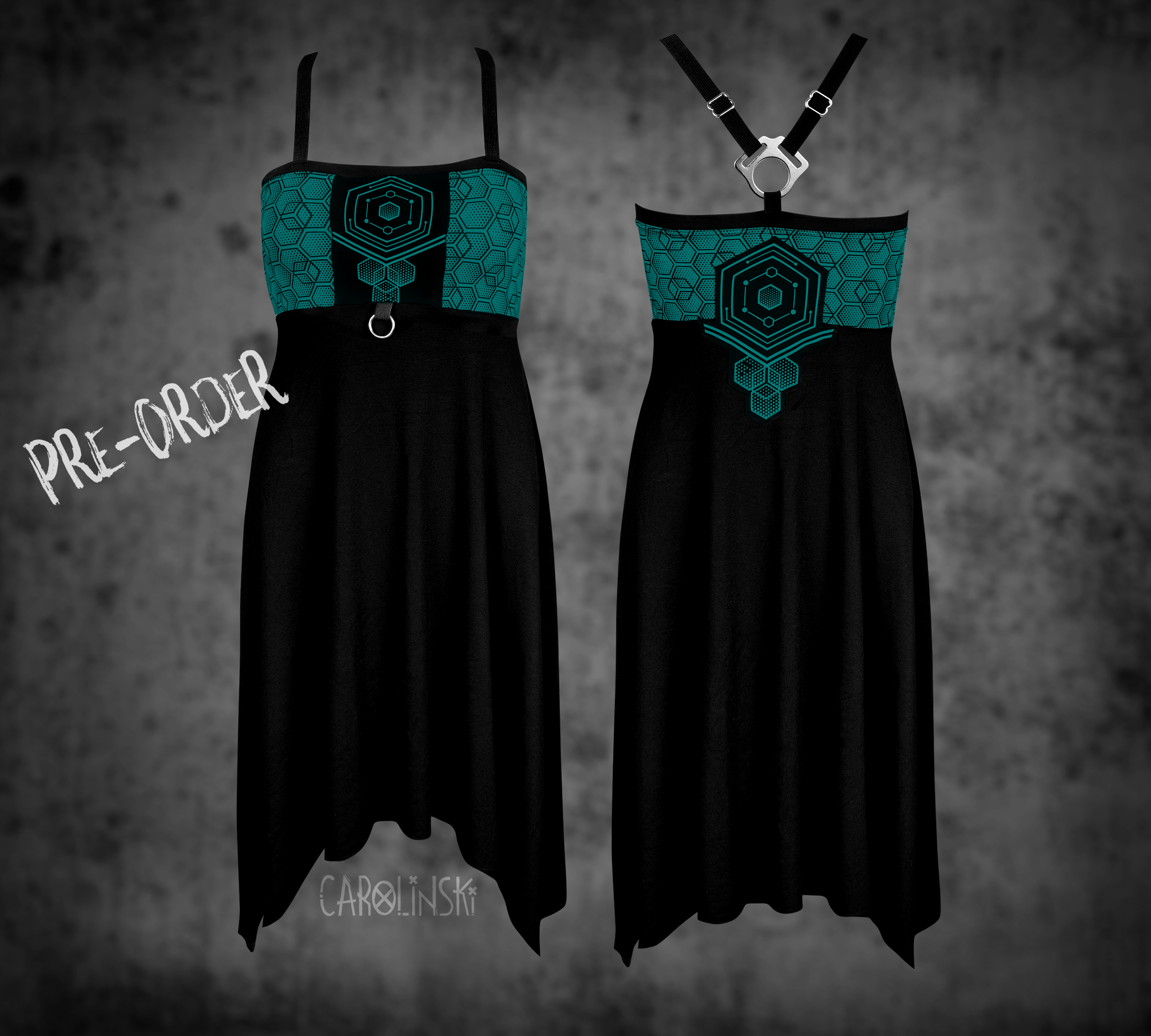 Crossback Dress - Hexagon