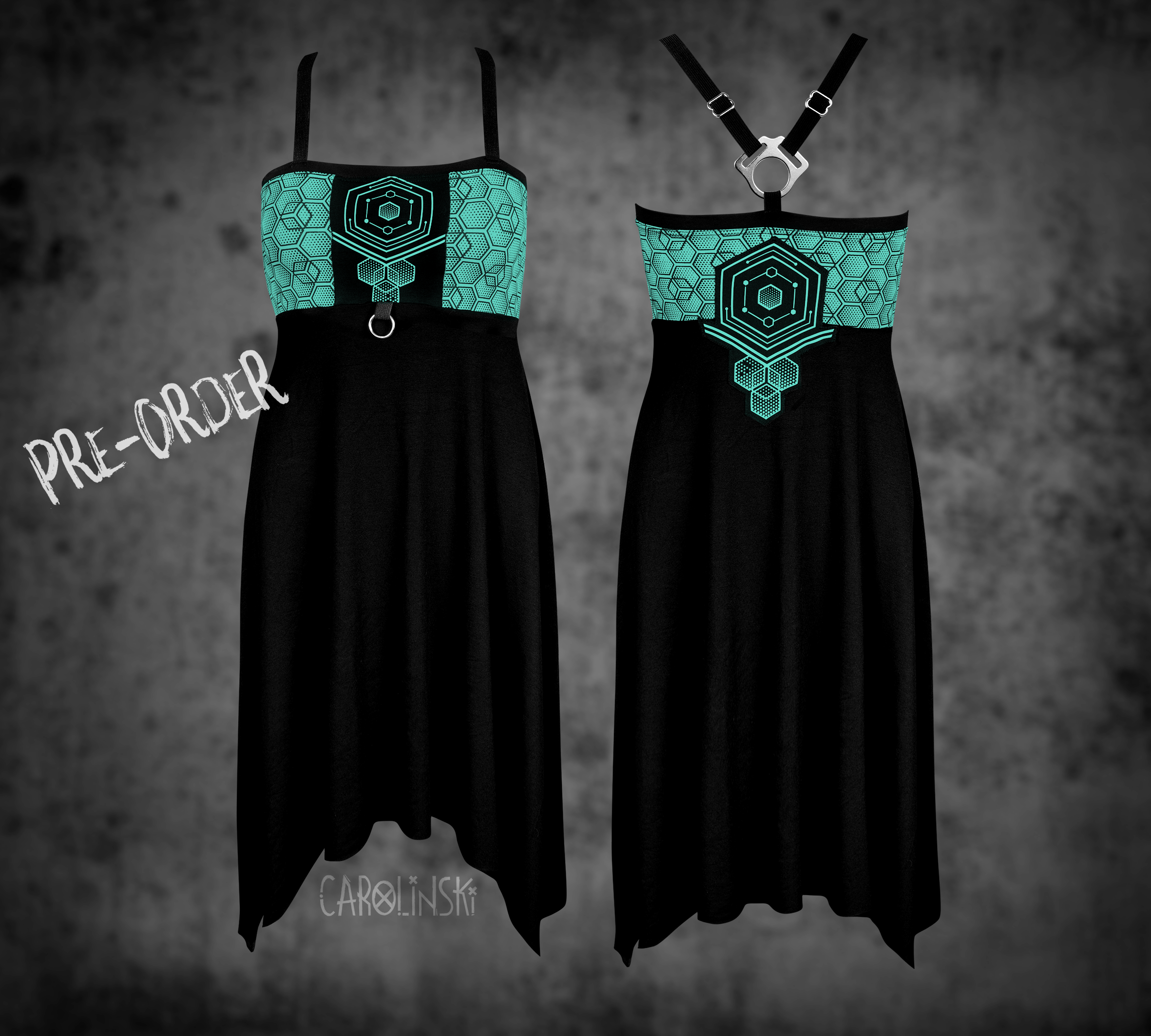 Crossback Dress - Hexagon