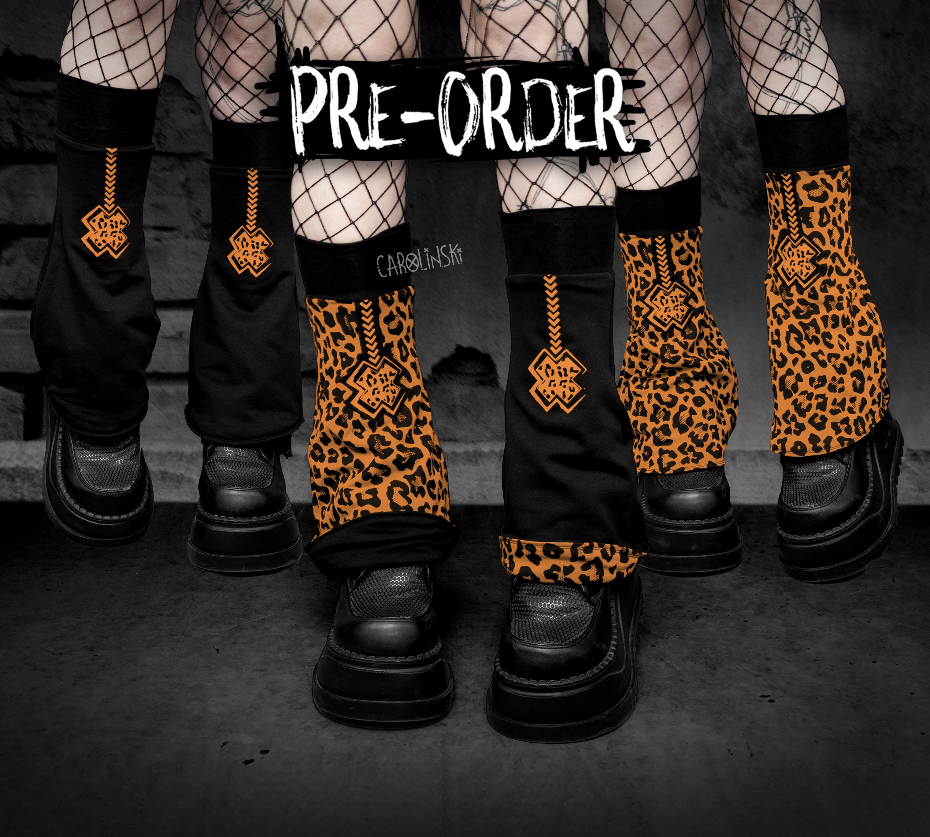 Flipping Legwarmers - Leopard