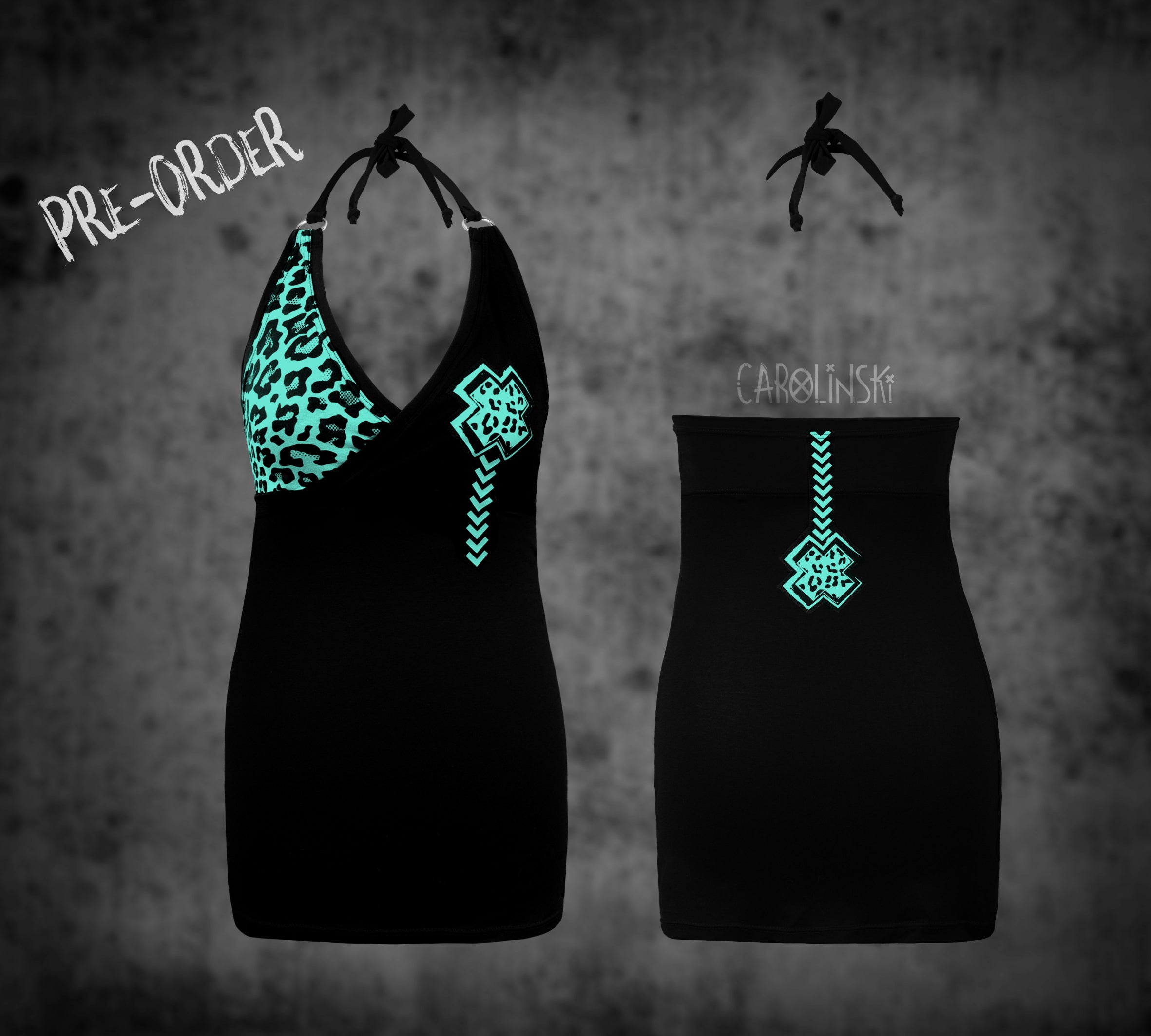 Neck holder top - leo