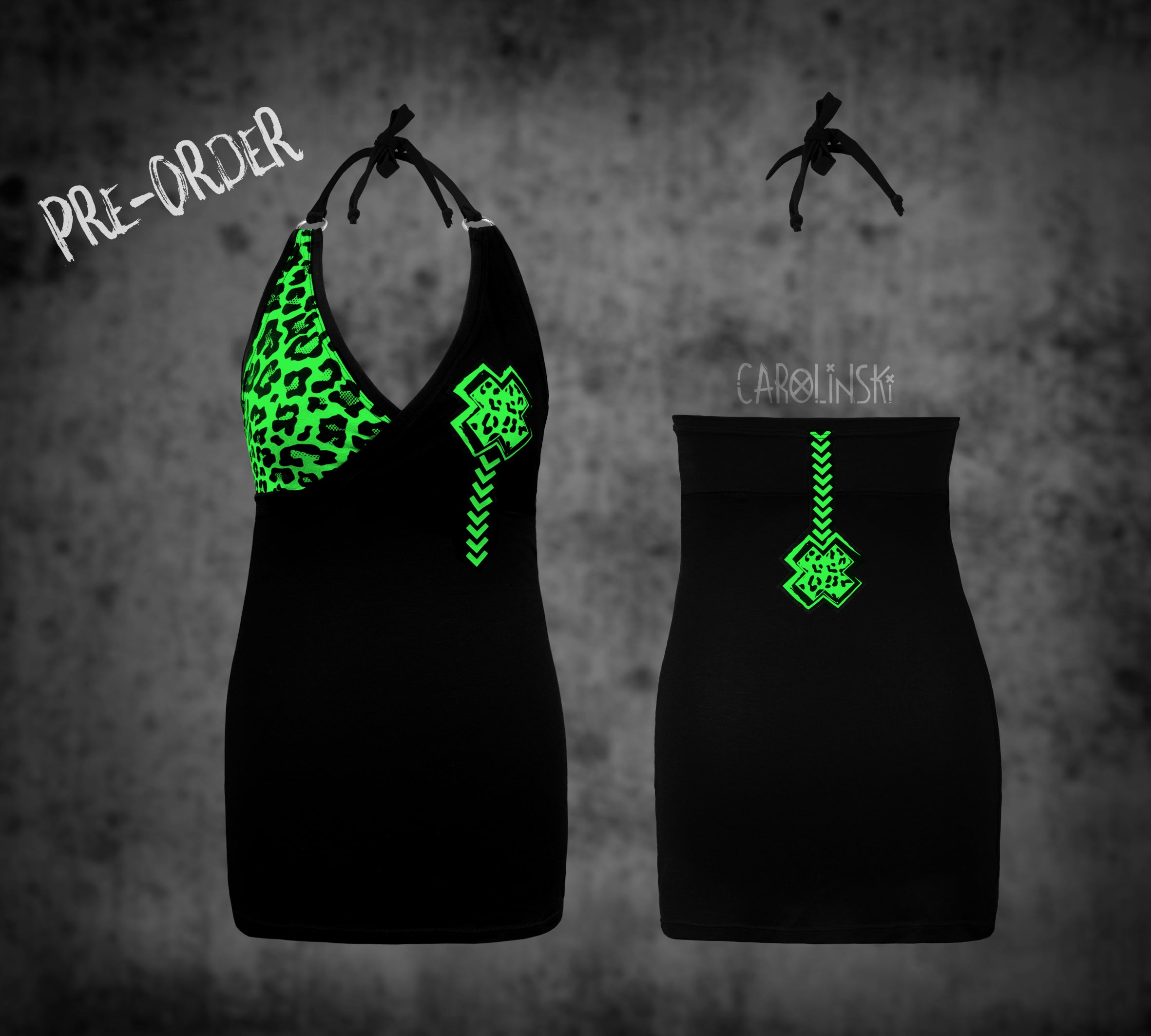 Neck holder top - leo