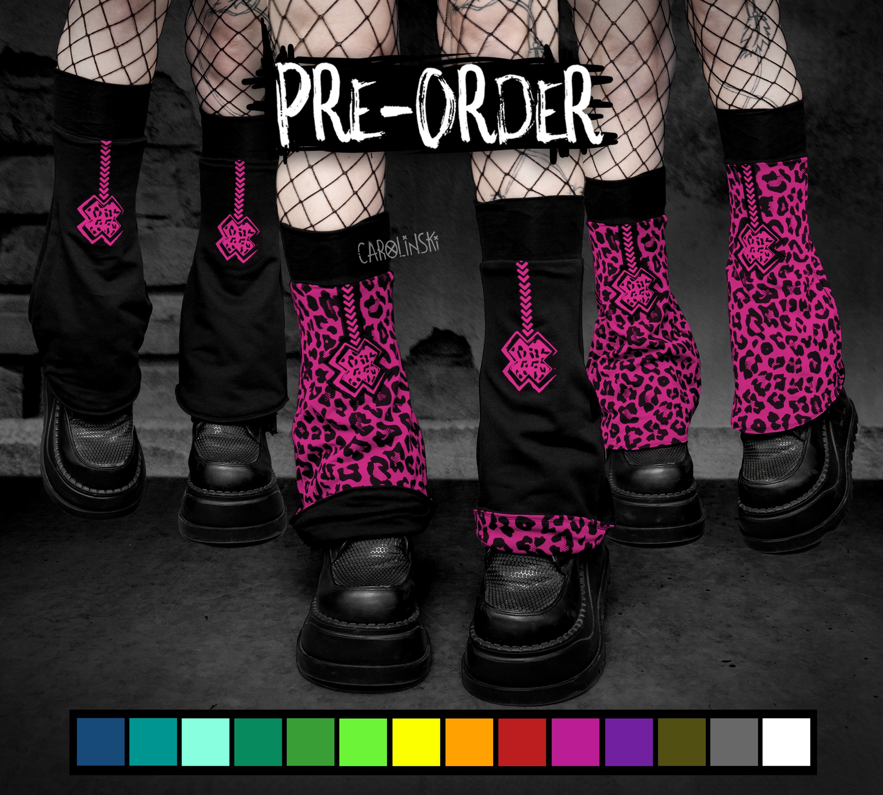 Flipping Legwarmers - Leopard