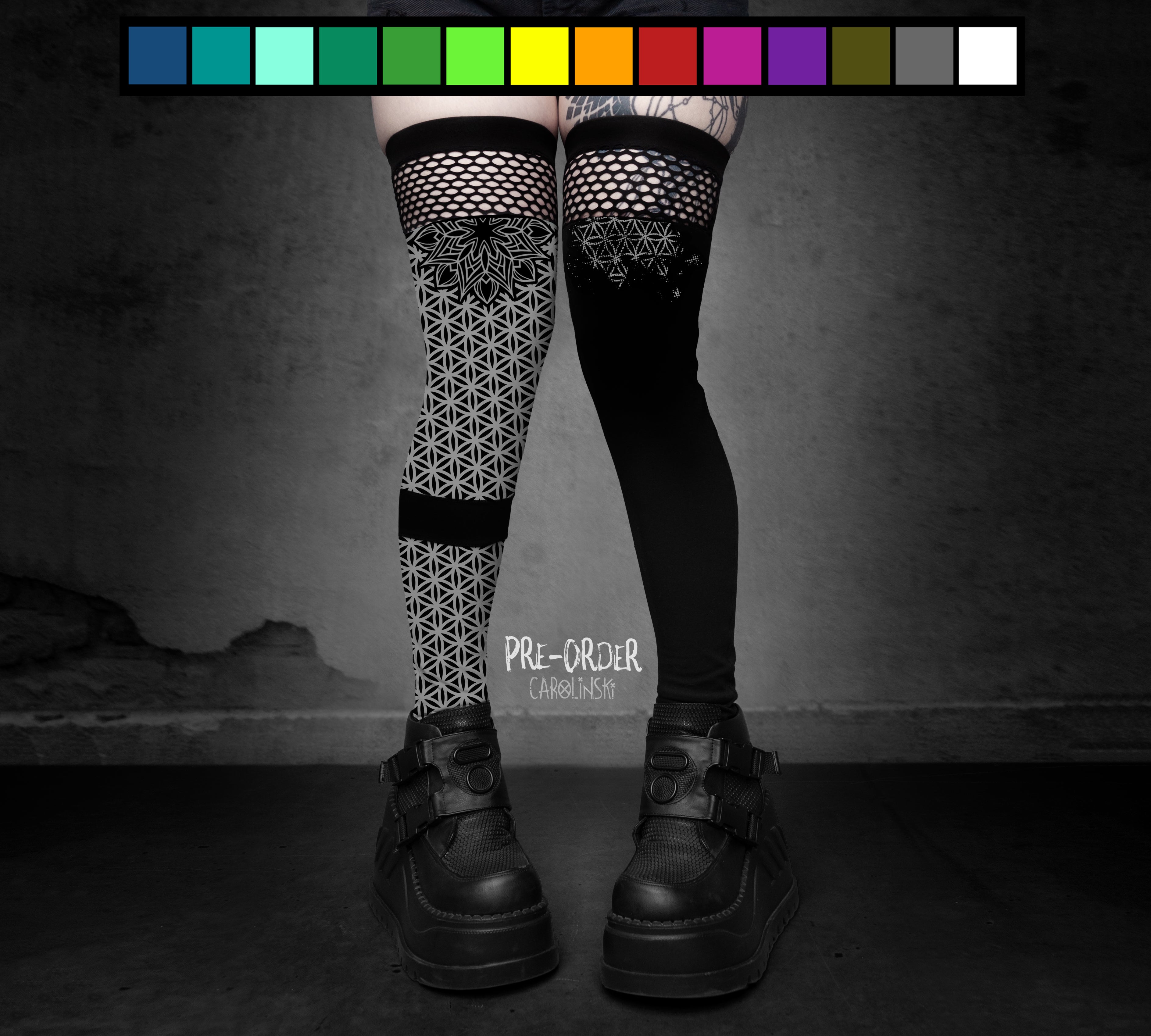 Overknees - Flower of Life