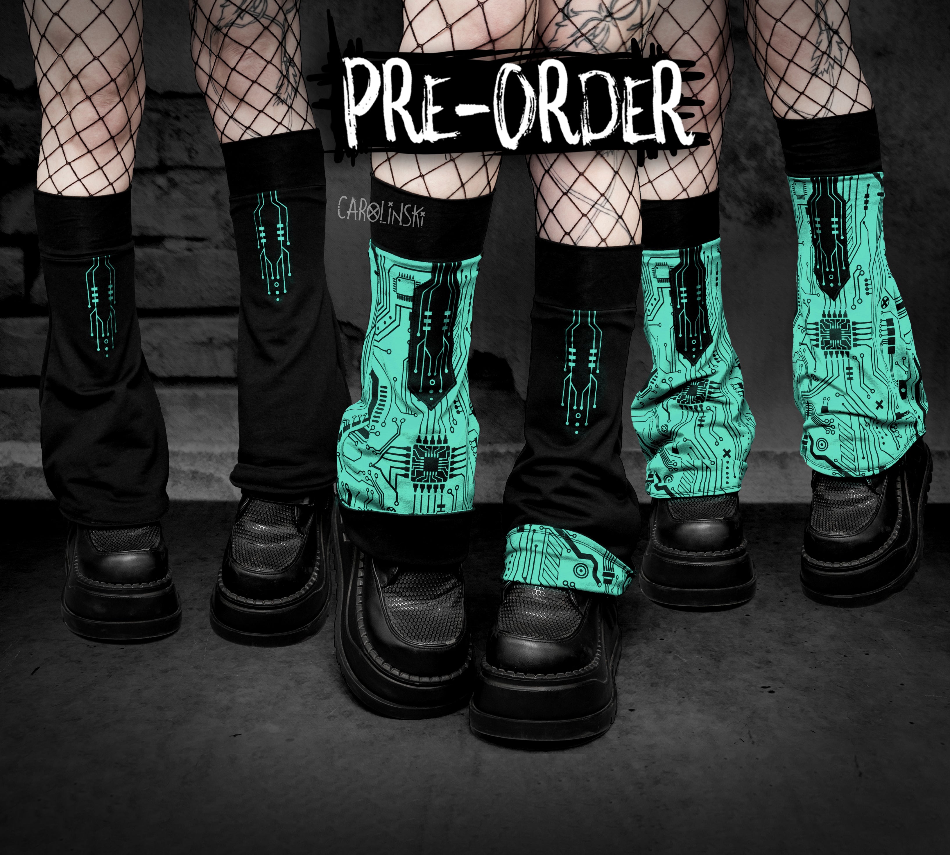 Flipping Legwarmers - Circuitboard