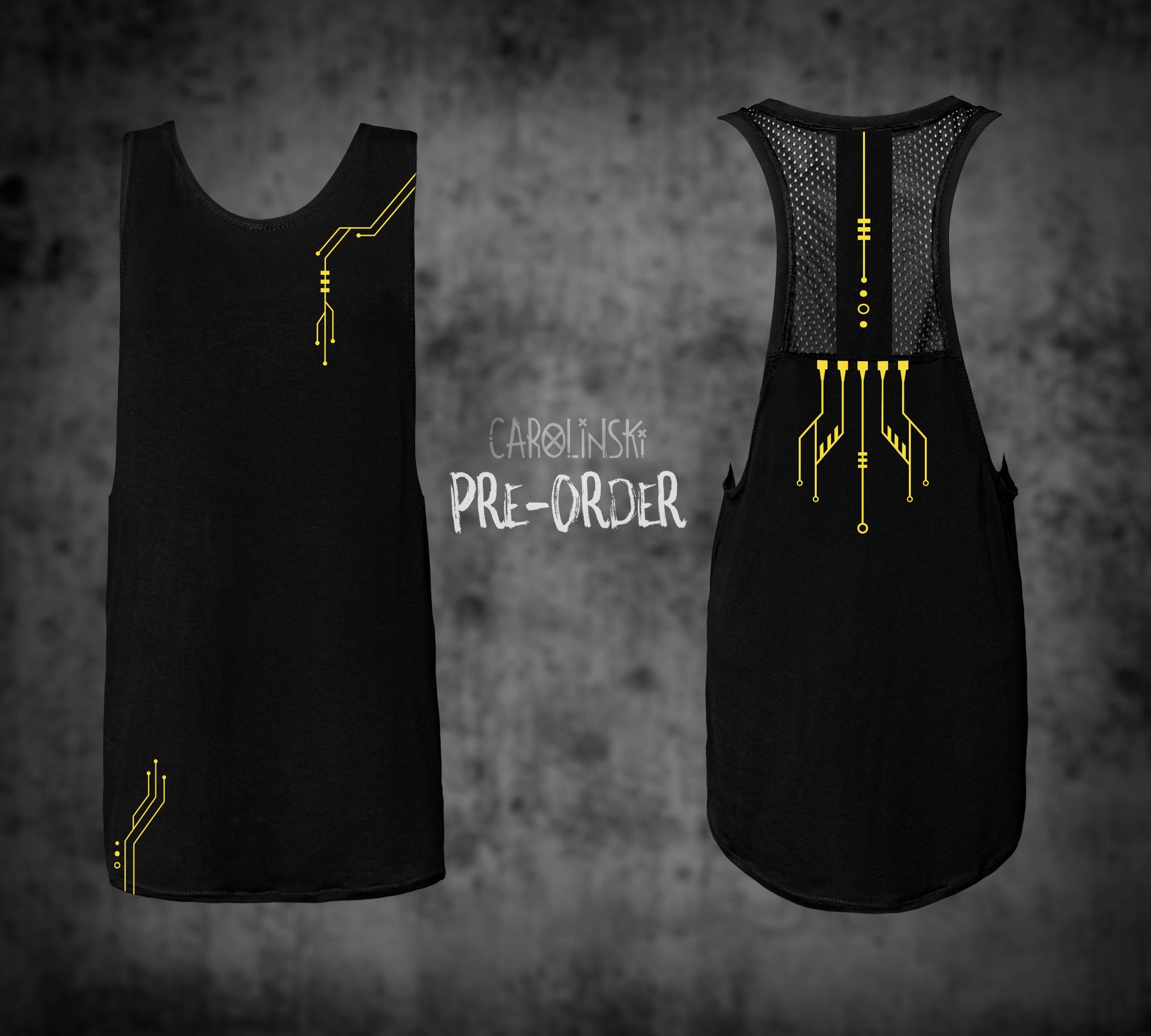 TankTop Mesh - Circuitboard