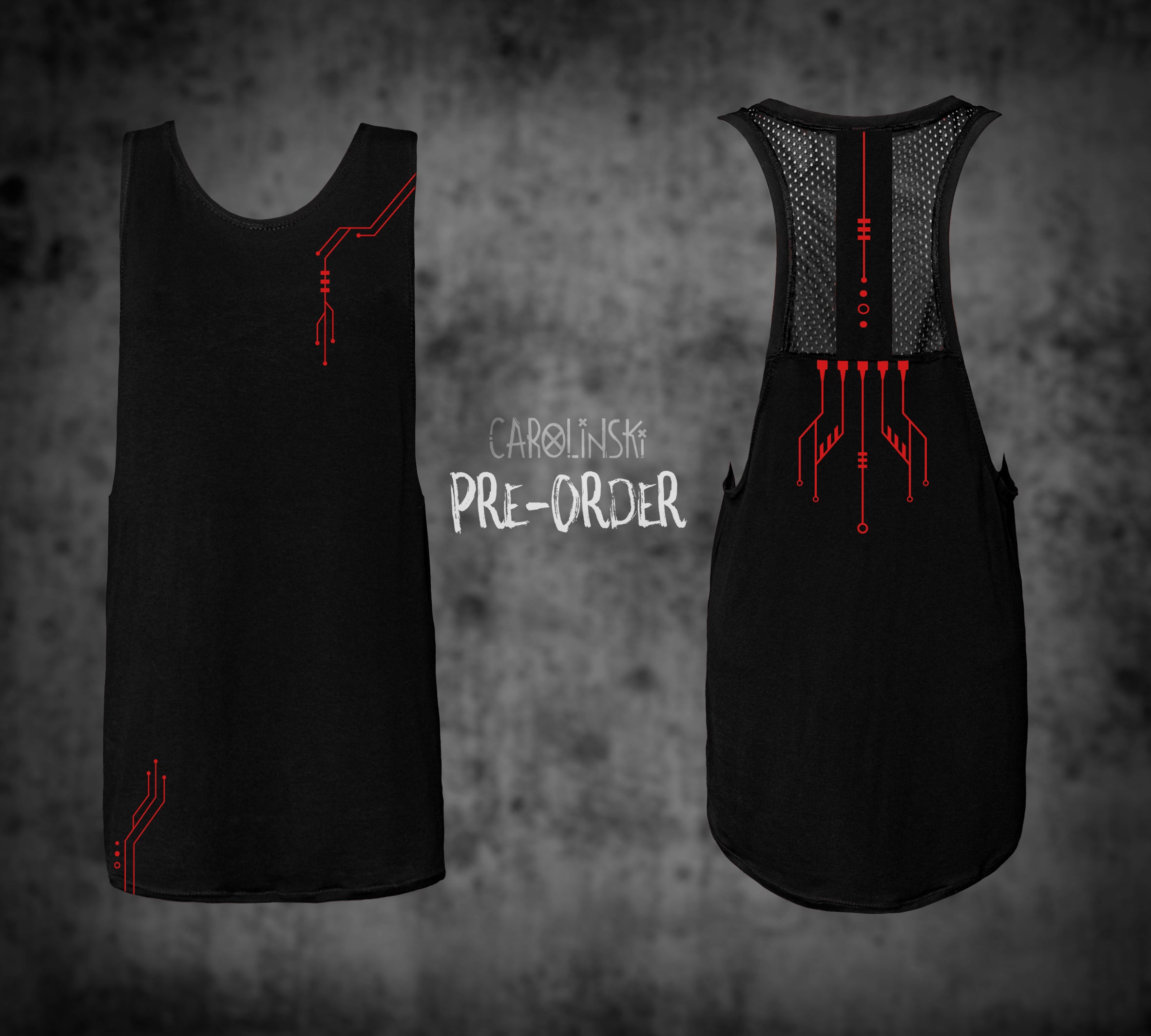 TankTop Mesh - Circuitboard