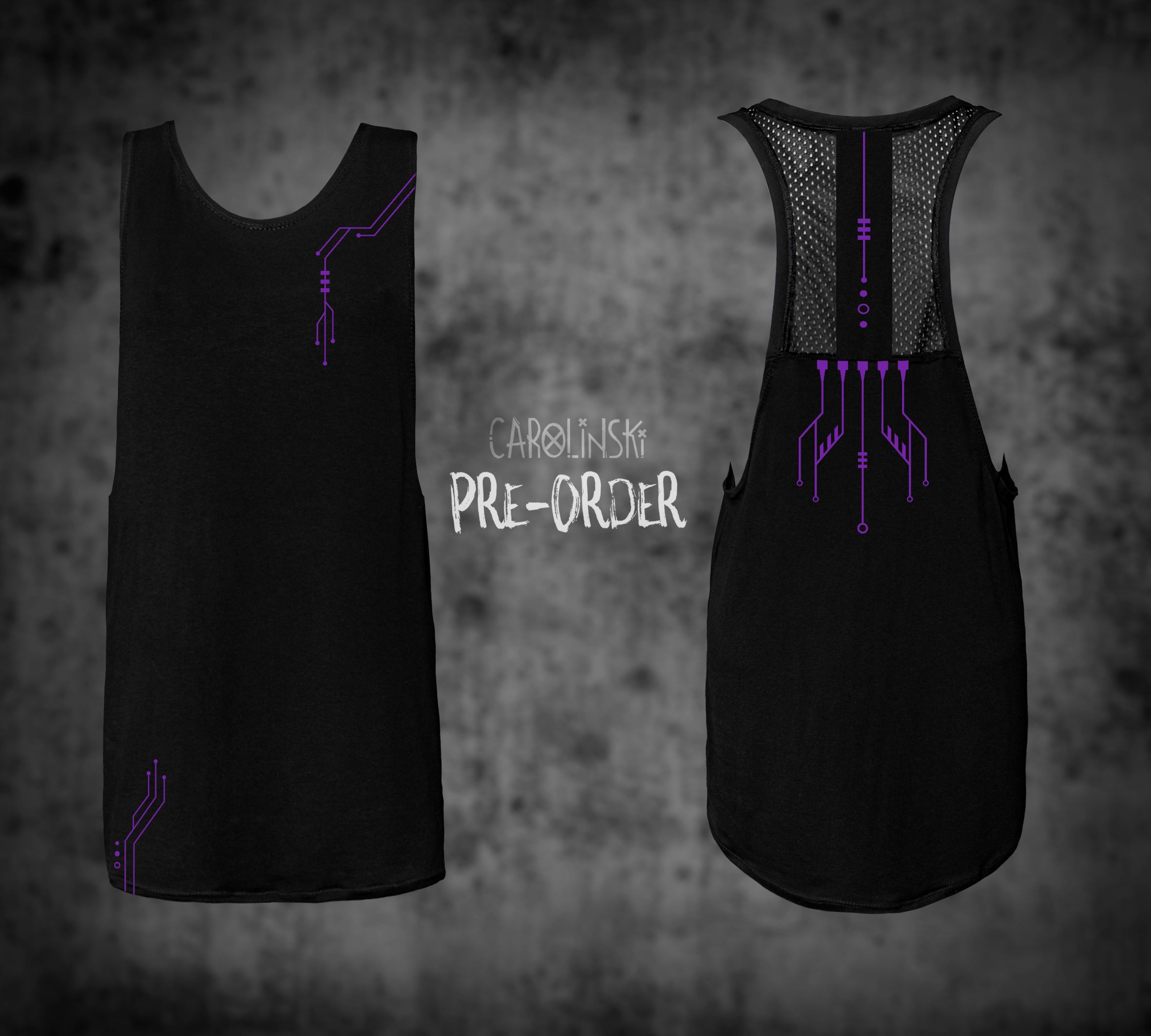 TankTop Mesh - Circuitboard