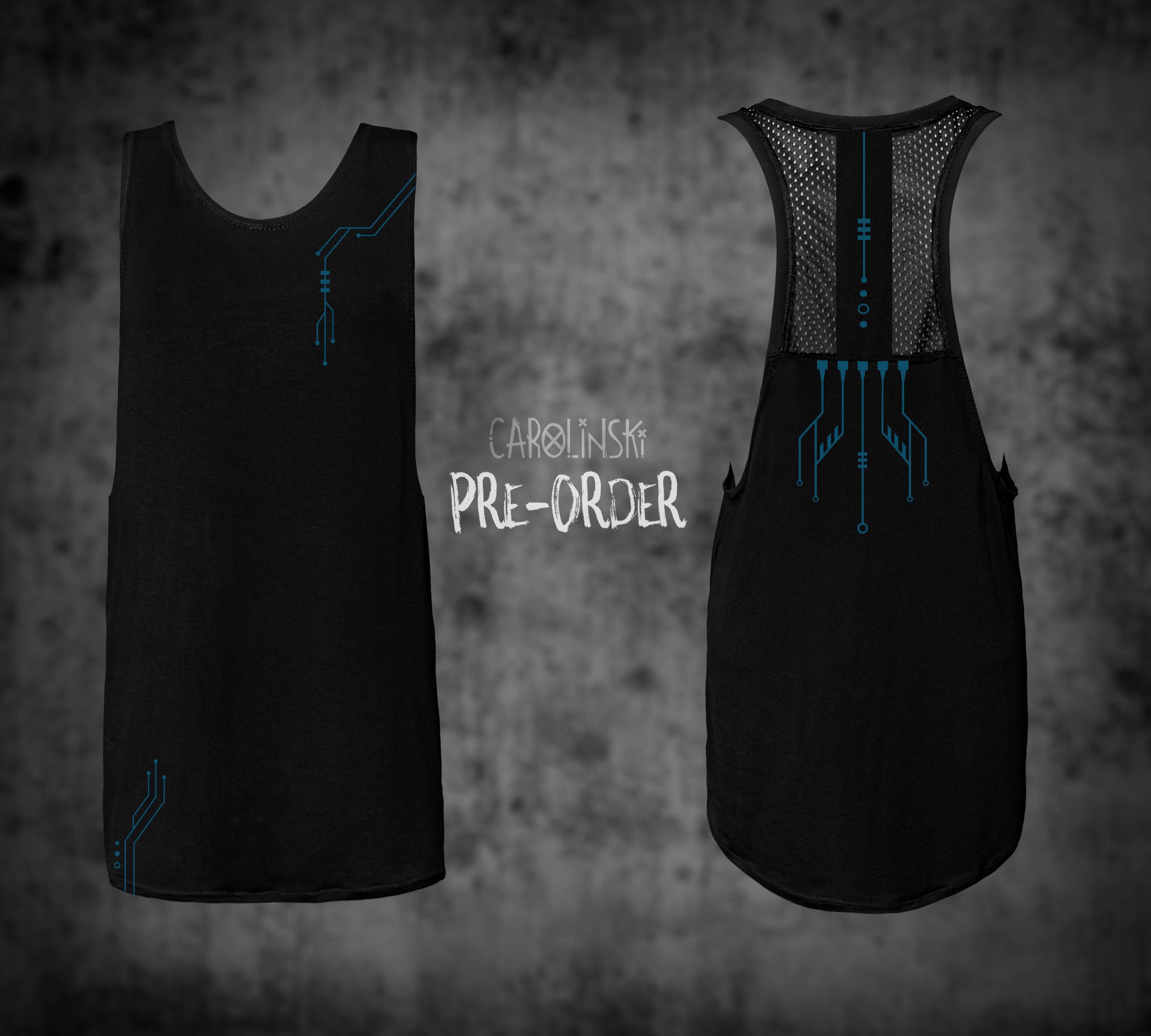 TankTop Mesh - Circuitboard