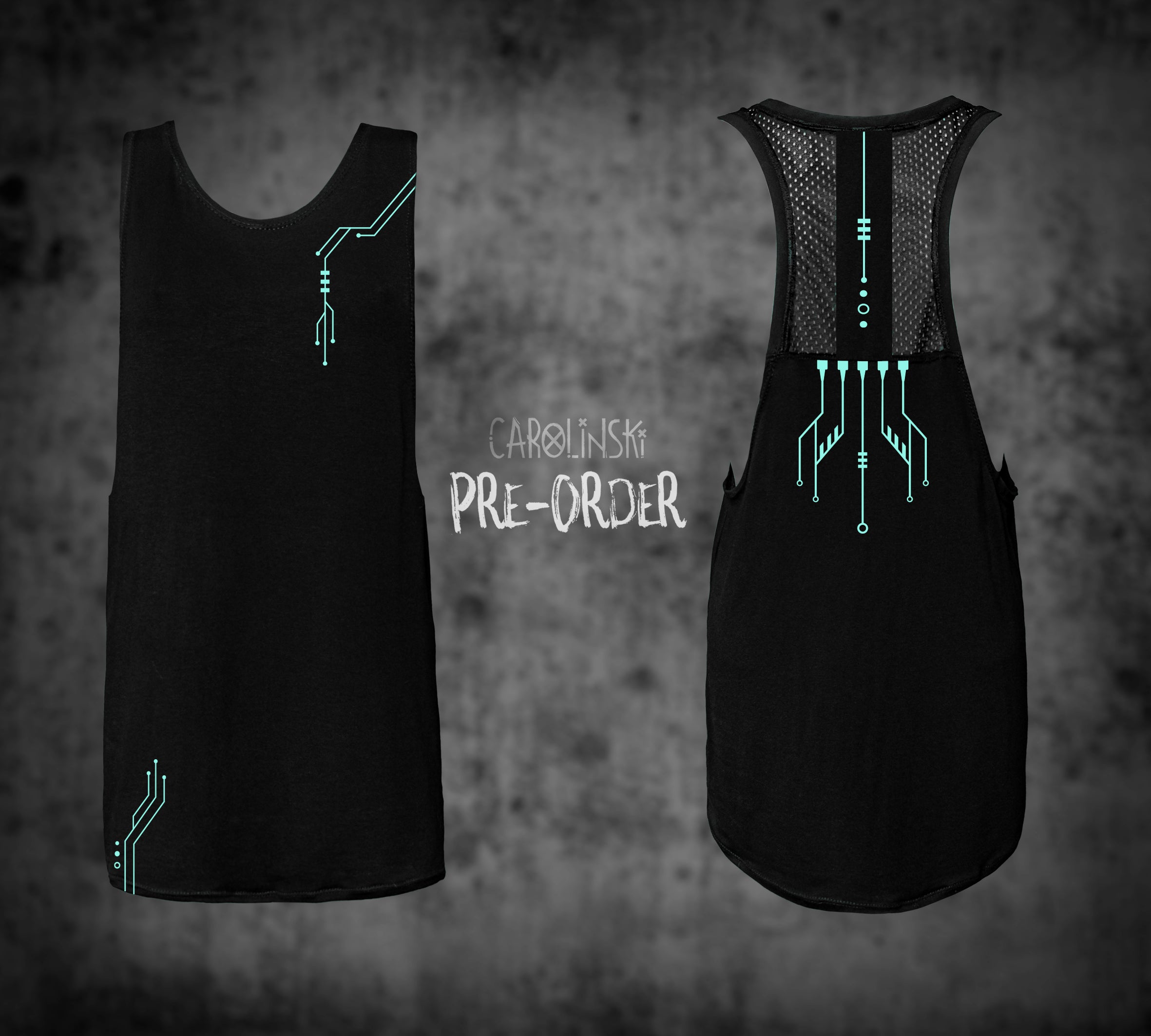 TankTop Mesh - Circuitboard