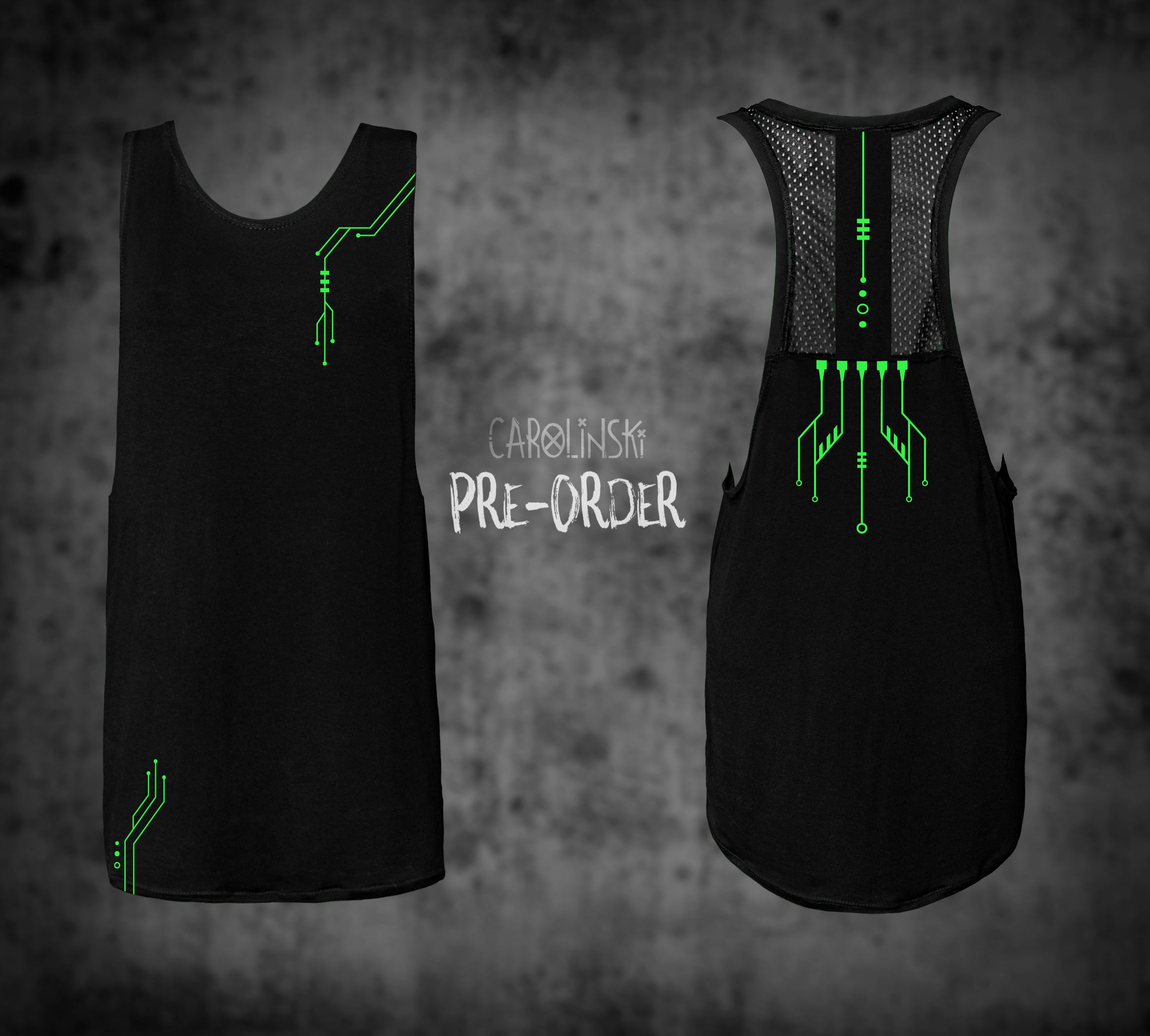 TankTop Mesh - Circuitboard