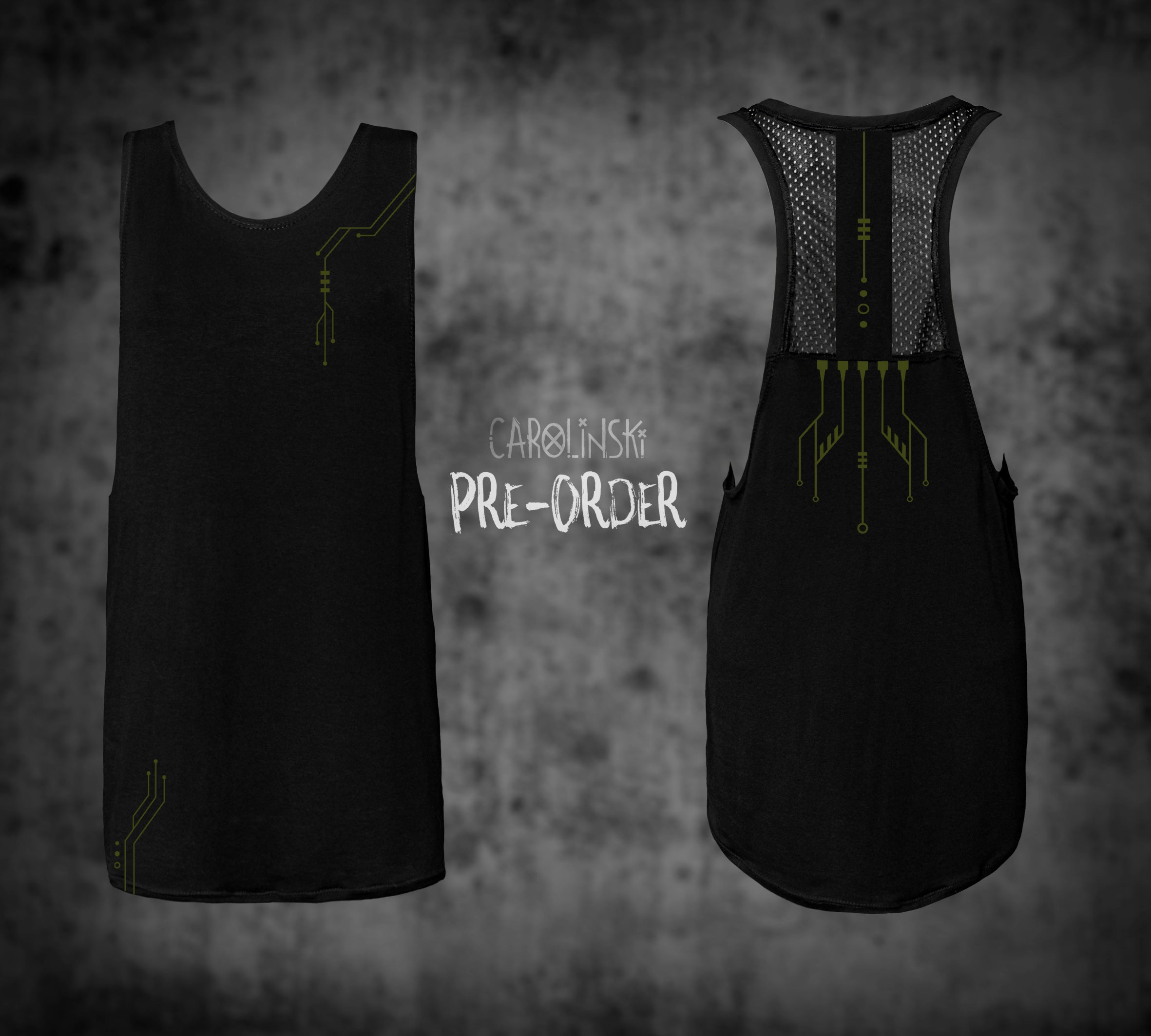 TankTop Mesh - Circuitboard