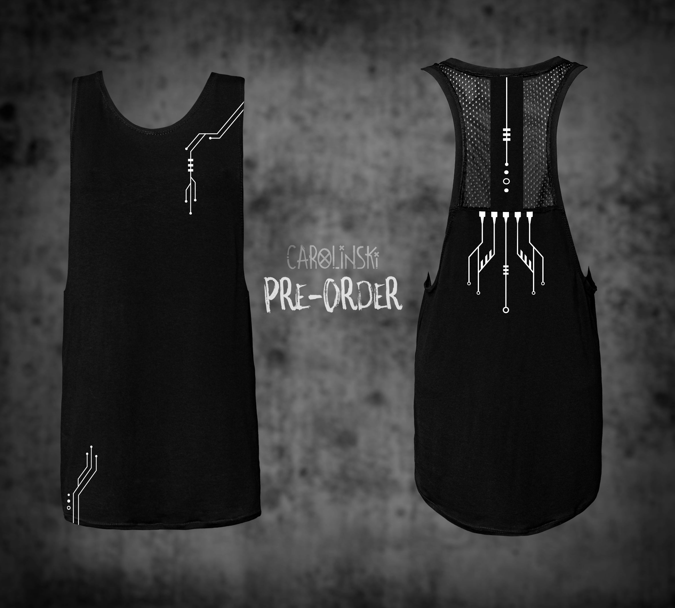 TankTop Mesh - Circuitboard