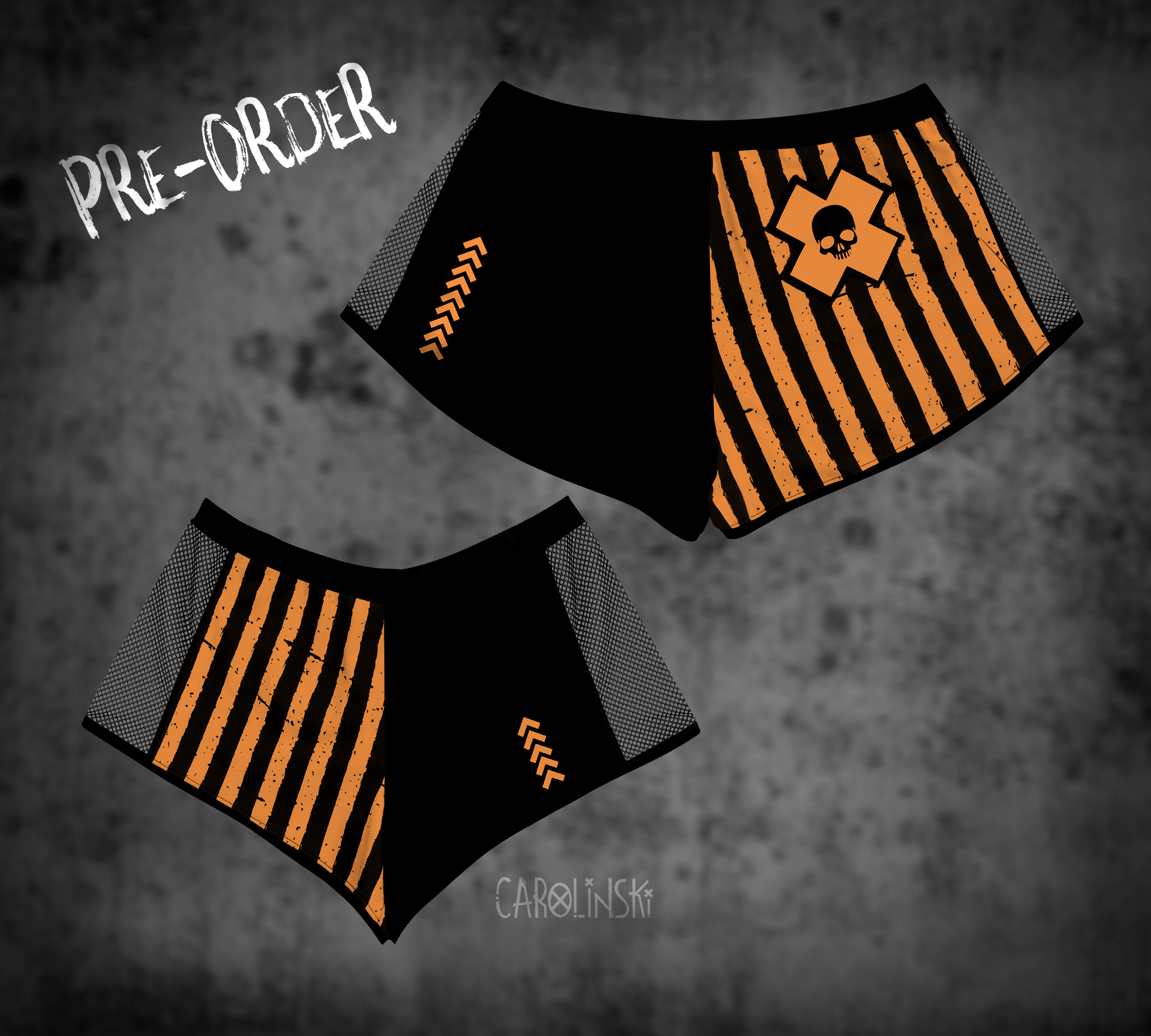 Split Shorts - Stripes