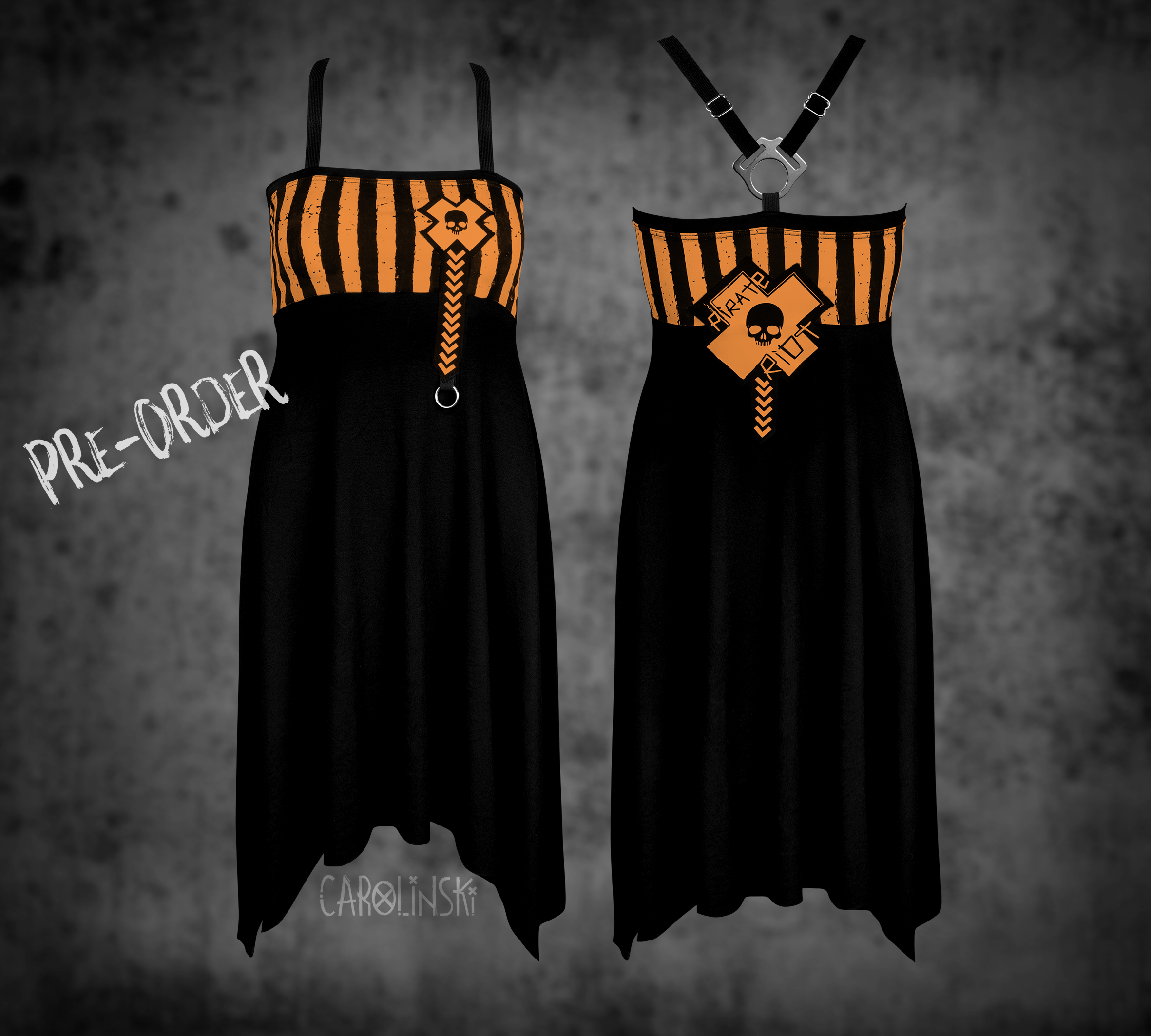 Crossback Dress - Stripes