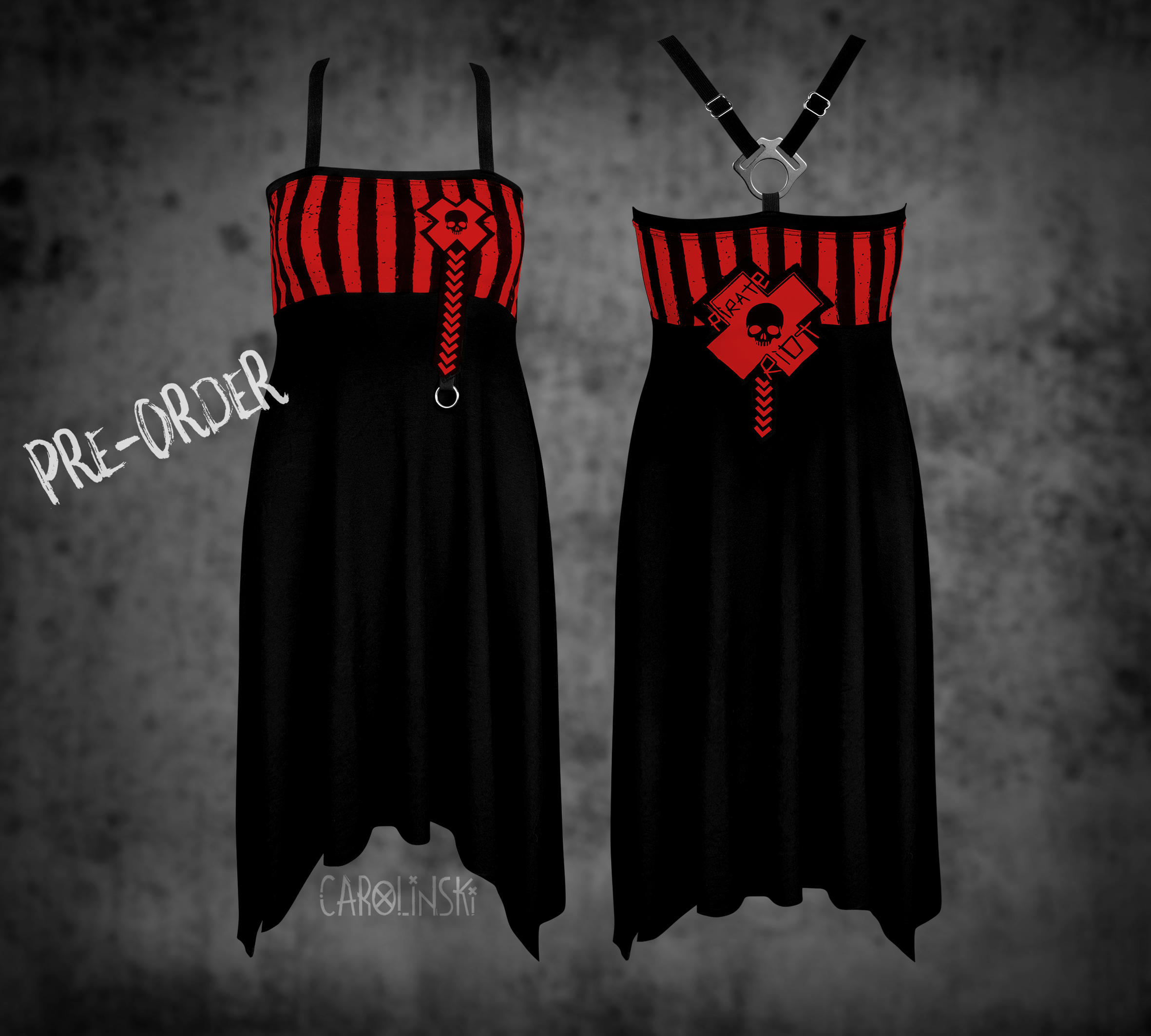 Crossback Dress - Stripes