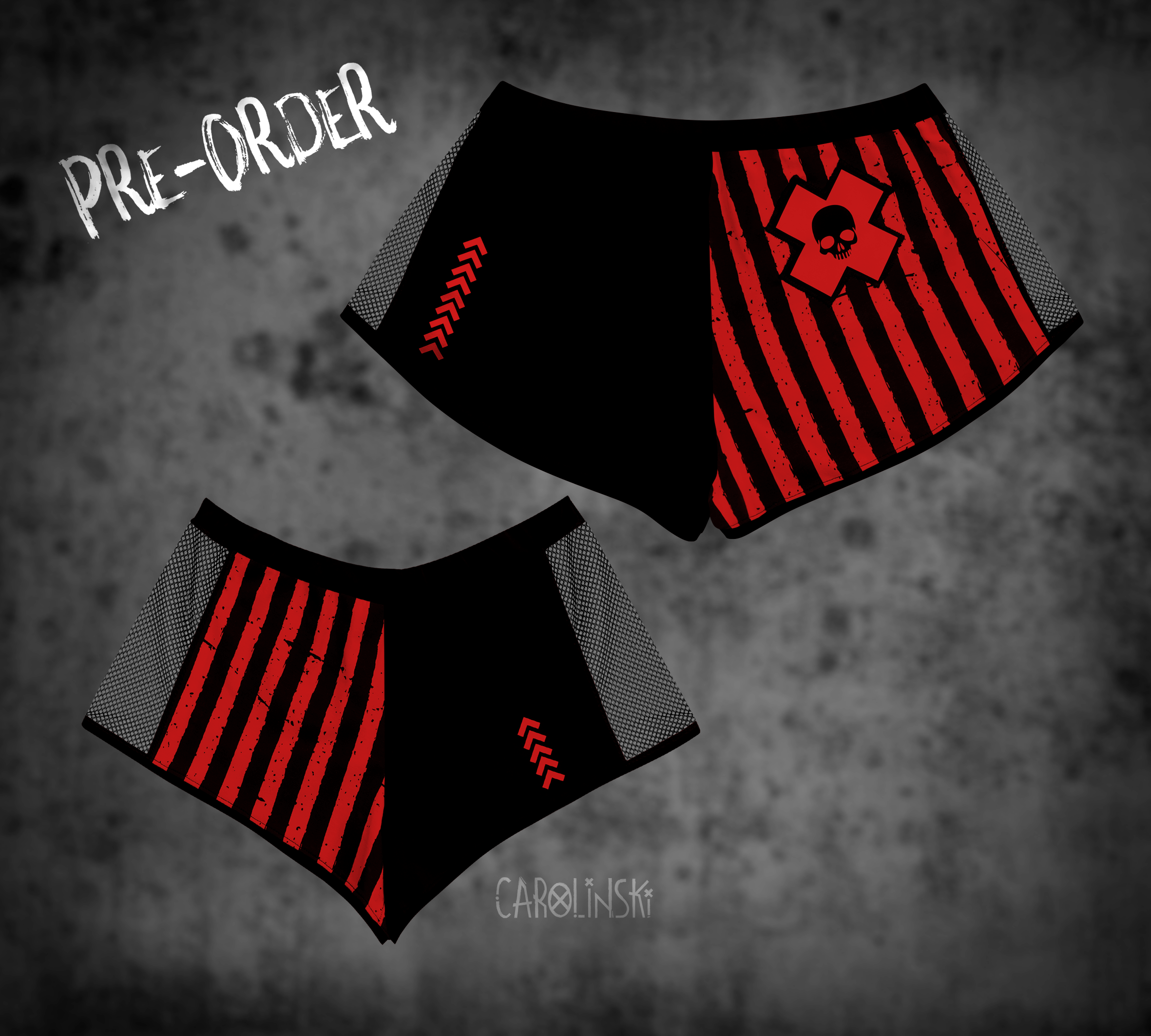 Split Shorts - Stripes