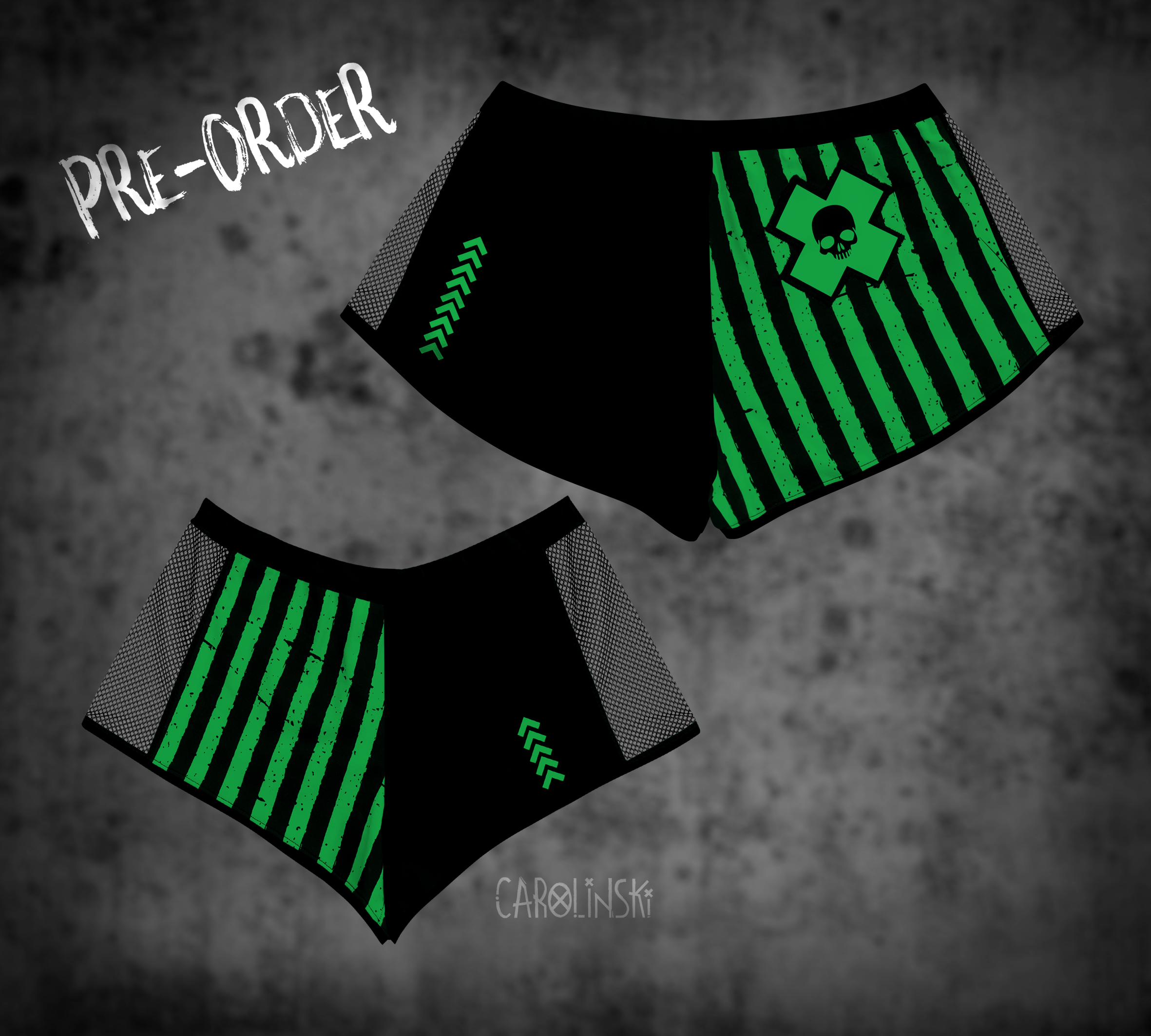 Split Shorts - Stripes