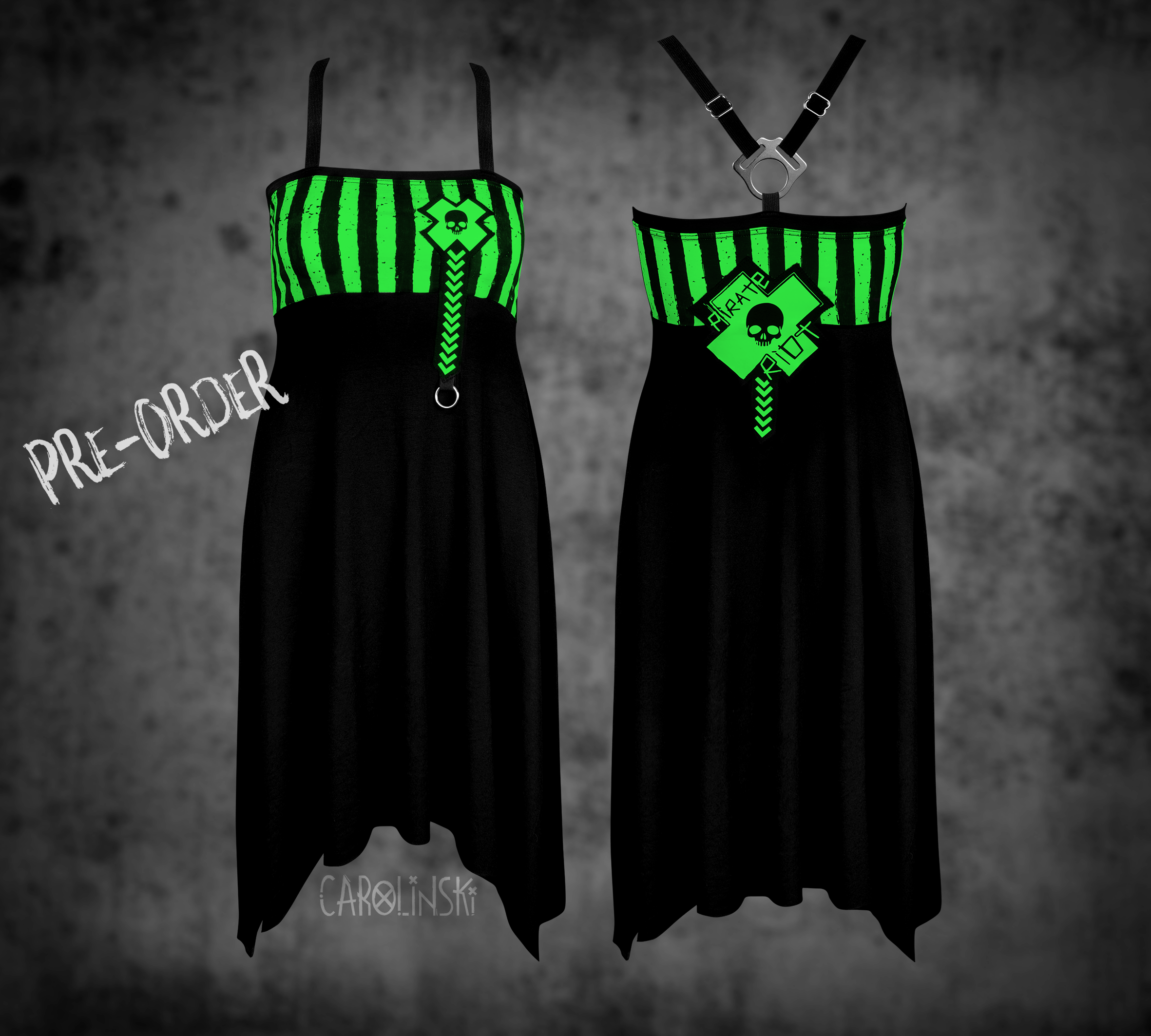 Crossback Dress - Stripes