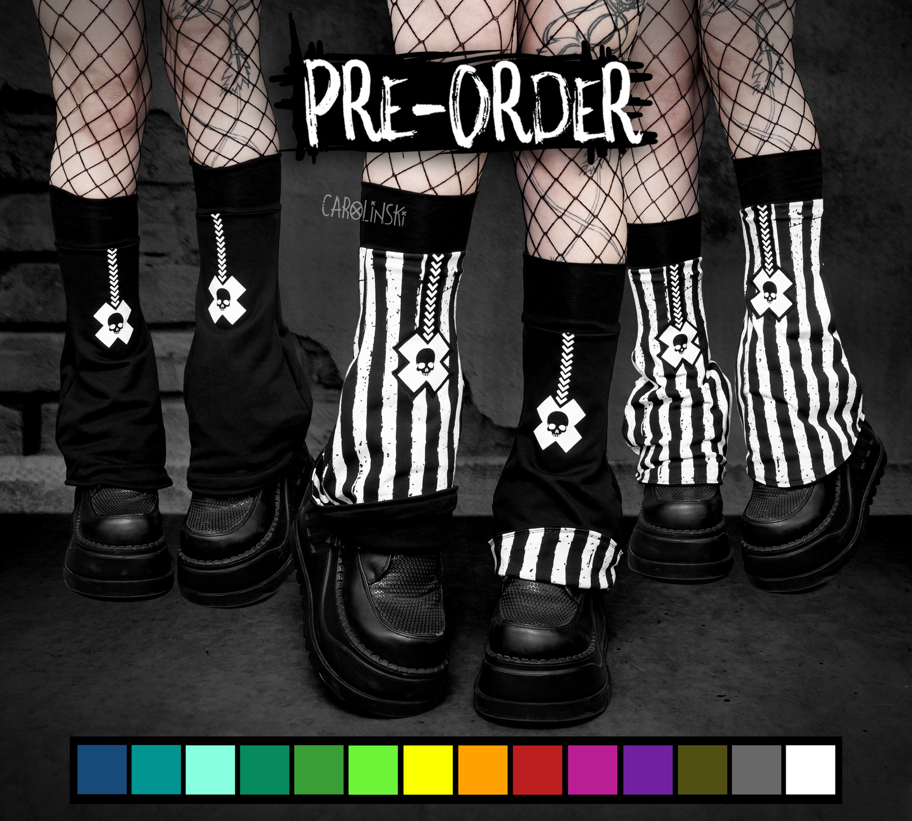 Flipping Legwarmers - Stripes