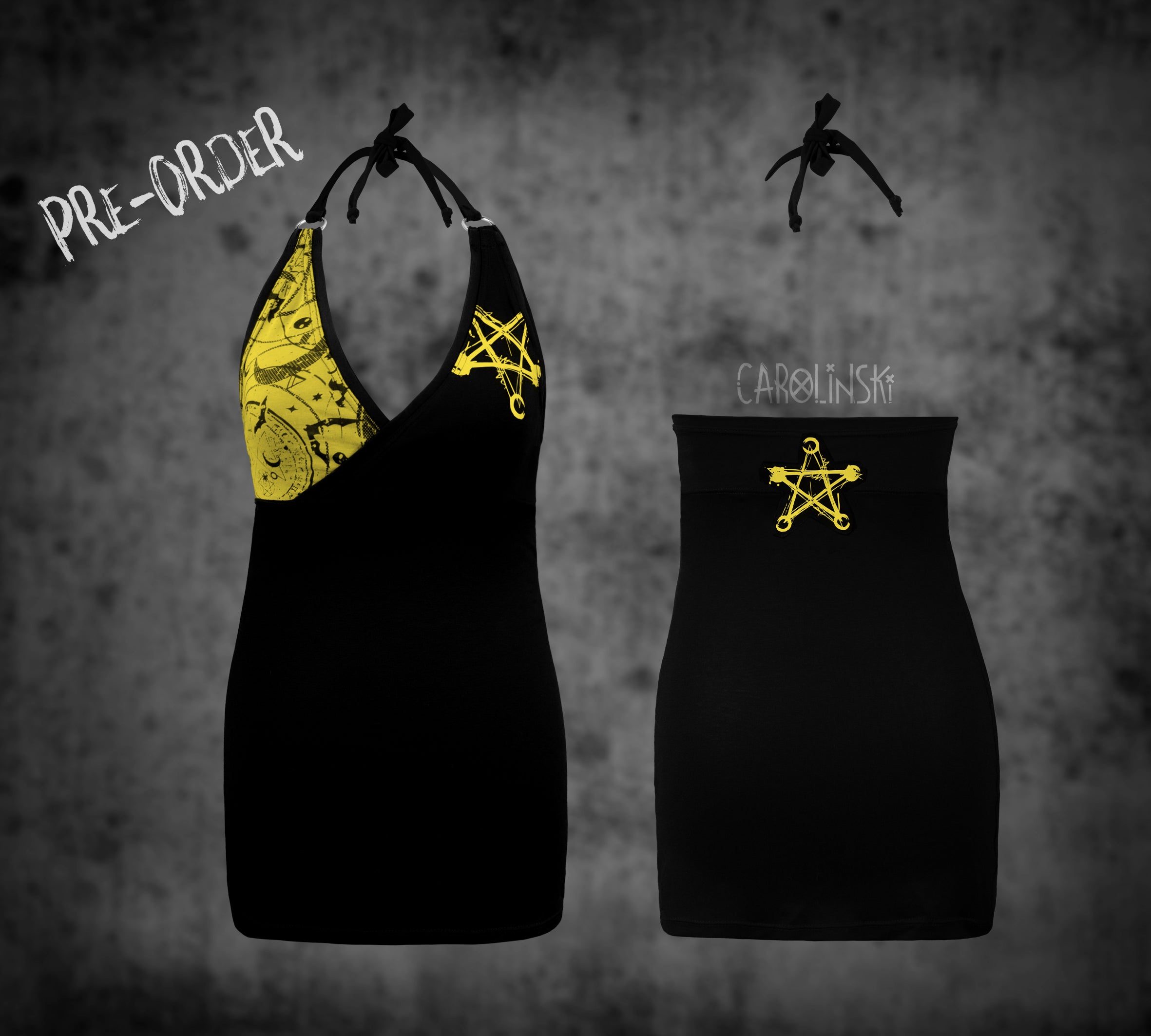 Neck holder top - witchy