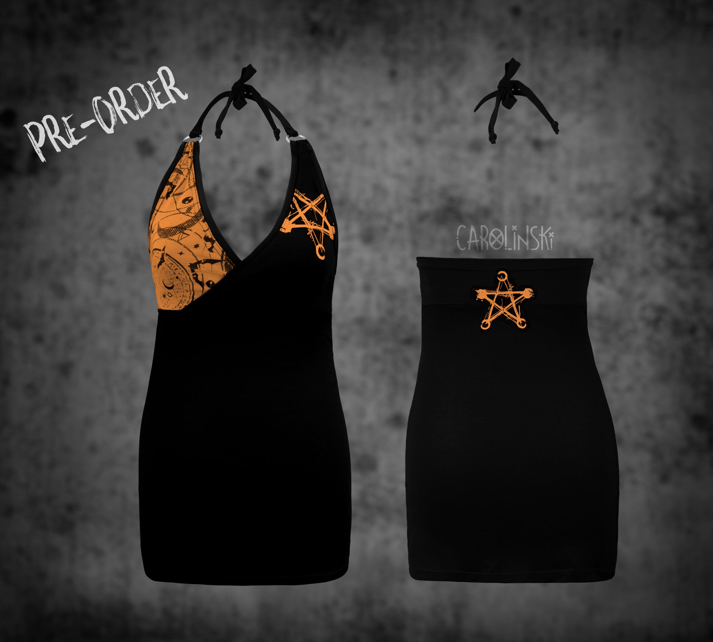 Neck holder top - witchy
