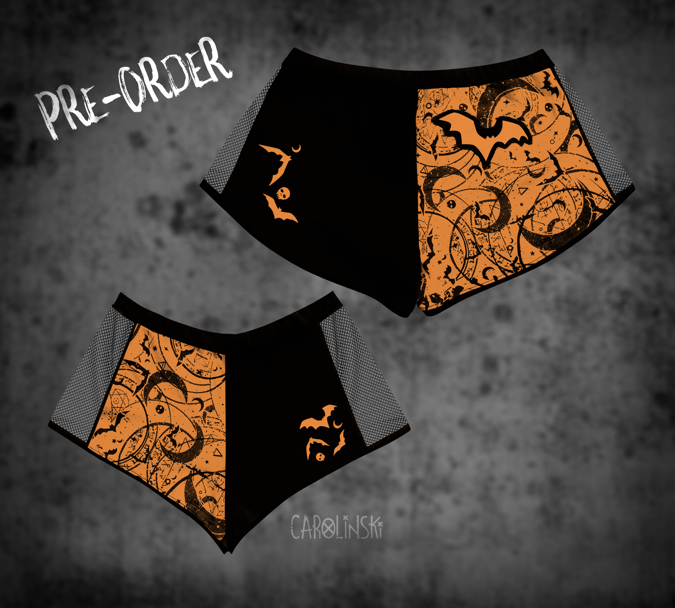 Split Shorts - Witchy